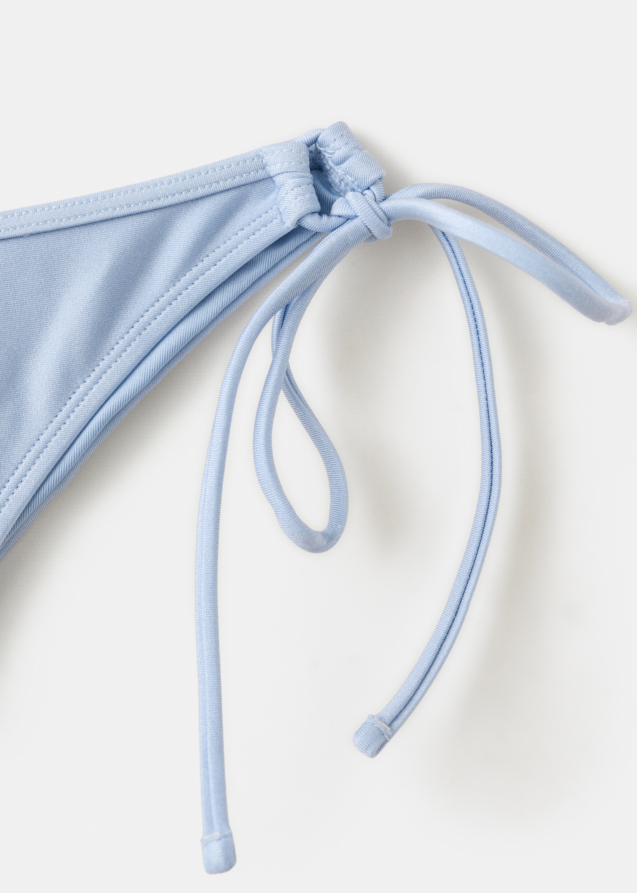 Satin effect bikini bottoms - Деталь изделия 8, Небесно-голубой. Ref: 27016728-00.
