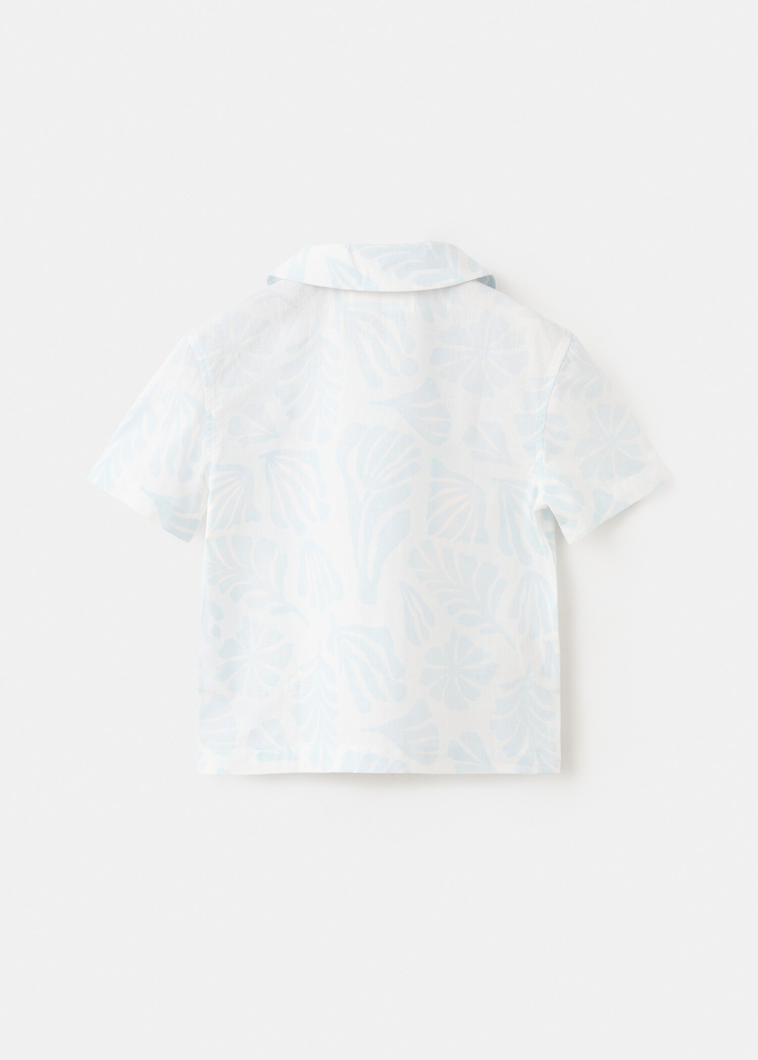Printed short-sleeved shirt - Reverse of the article