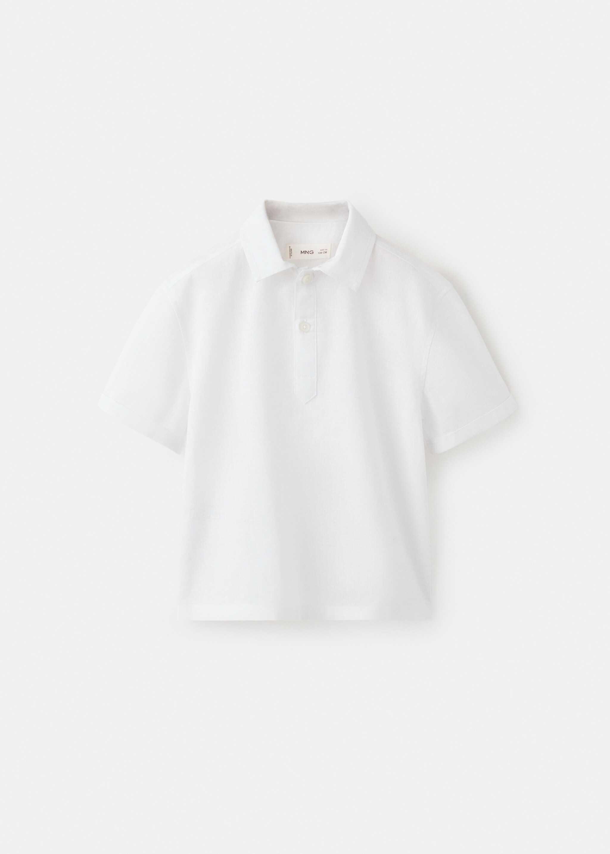 Shirt milos - Article without model, White. Ref: 27016730-00.