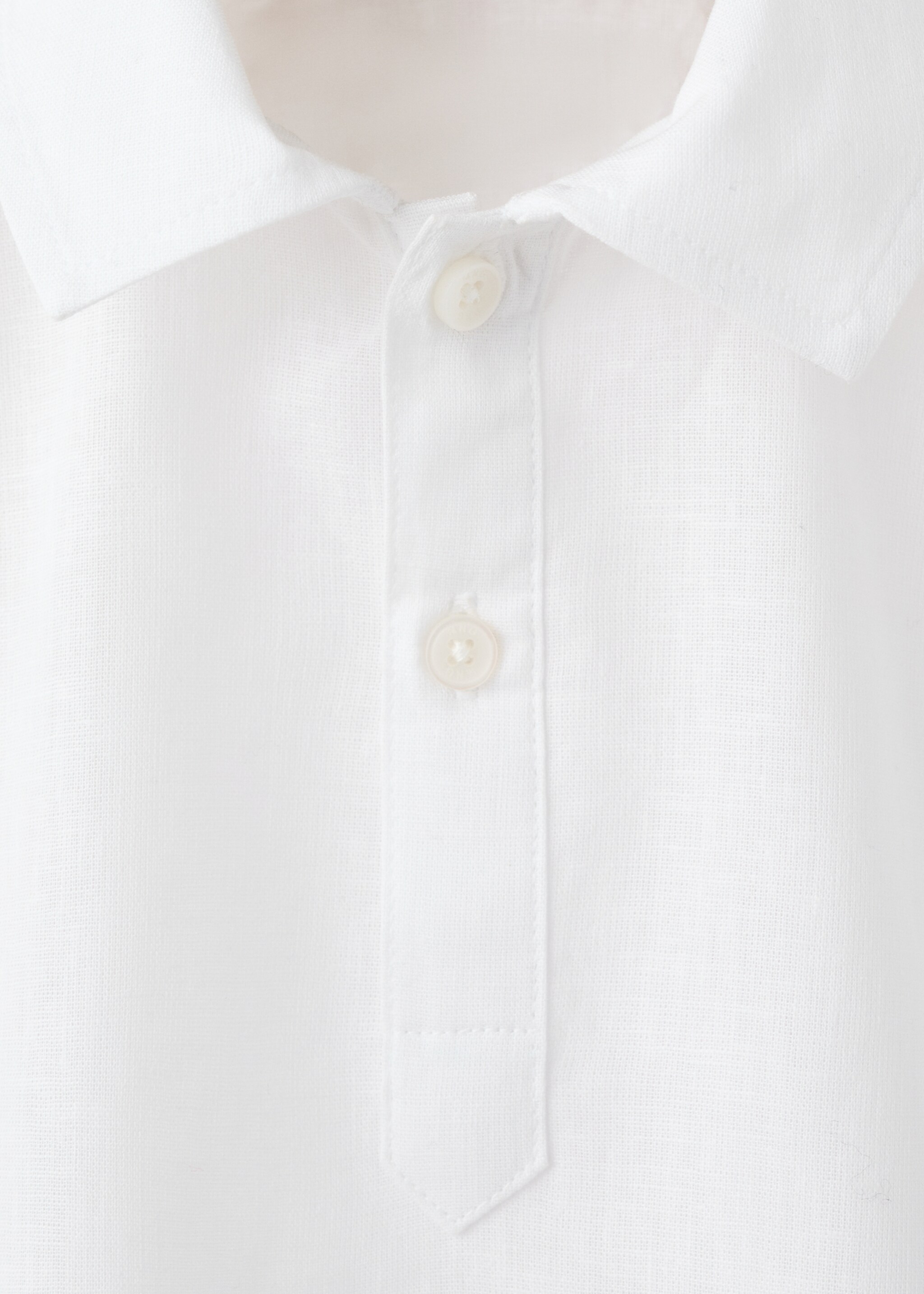 Shirt milos - Details of the article 8, White. Ref: 27016730-00.