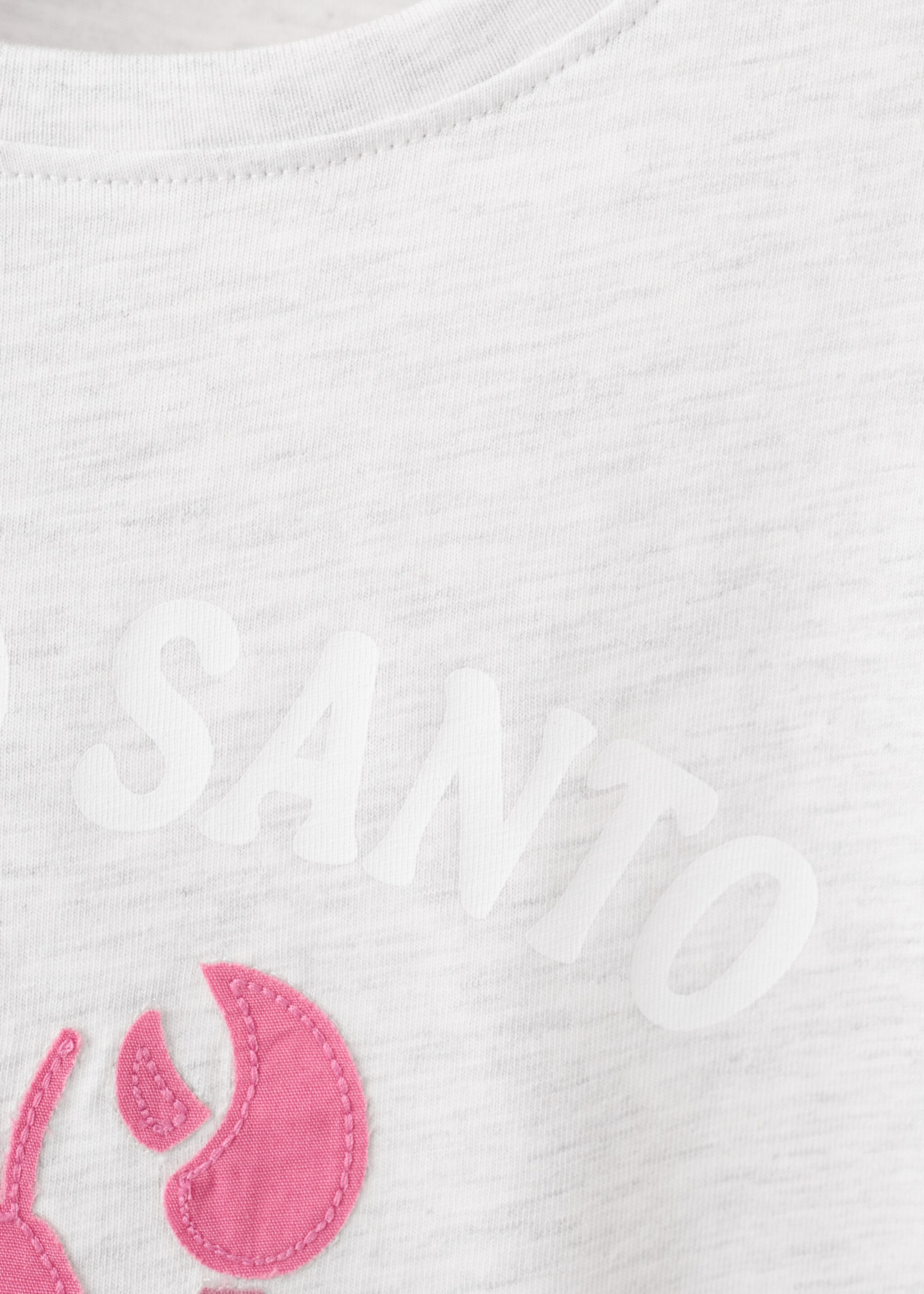 T-shirt algodão estampada - Pormenor do artigo 8, Cinzento-mesclado claro. Ref: 27016739-00.