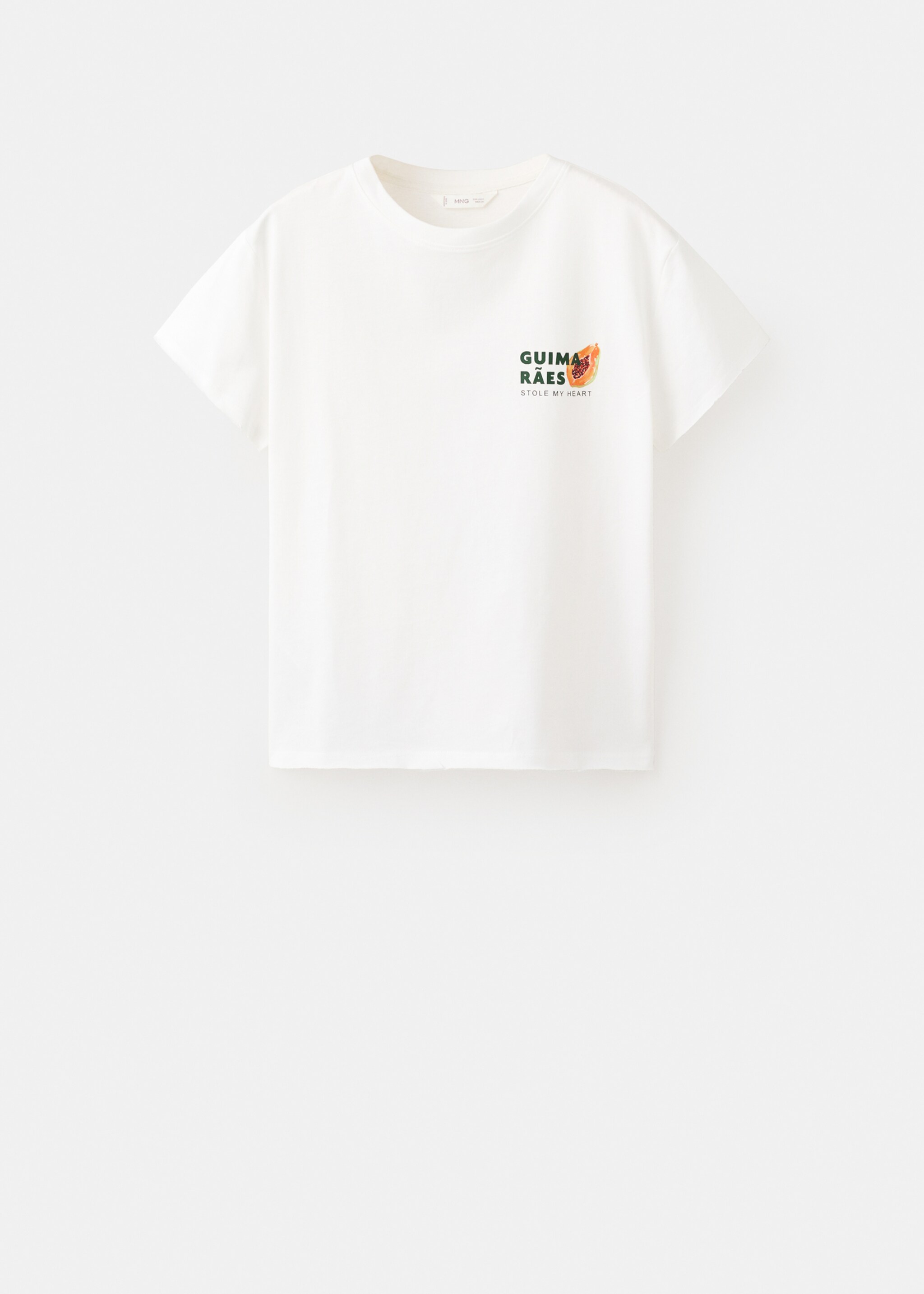 Camiseta algodón estampada - Artículo sin modelo, Blanco roto. Ref: 27016743-00.