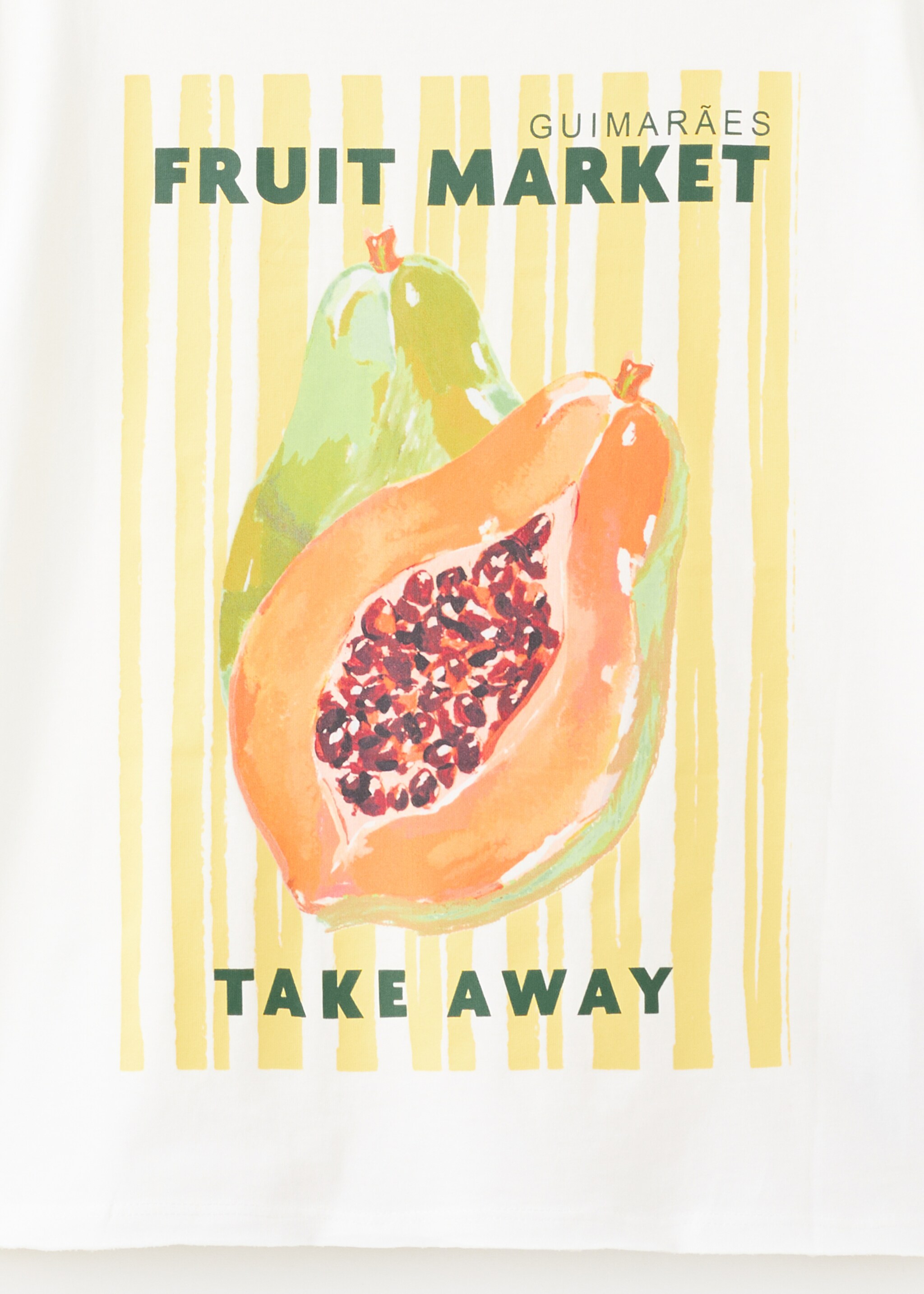 Camiseta algodón estampada - Detalle del artículo 0, Blanco roto. Ref: 27016743-00.