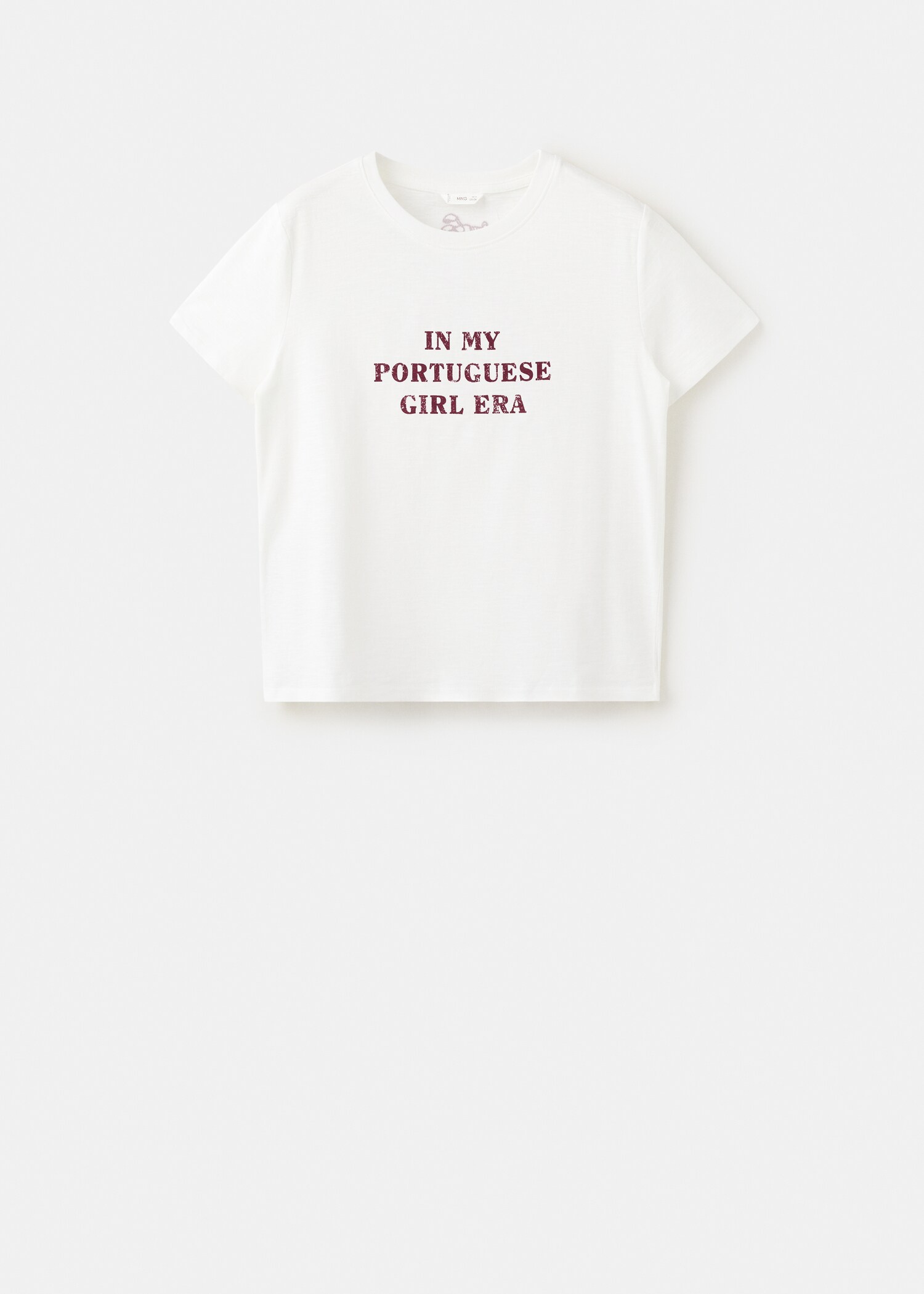 Printed text T-shirt - Article without model