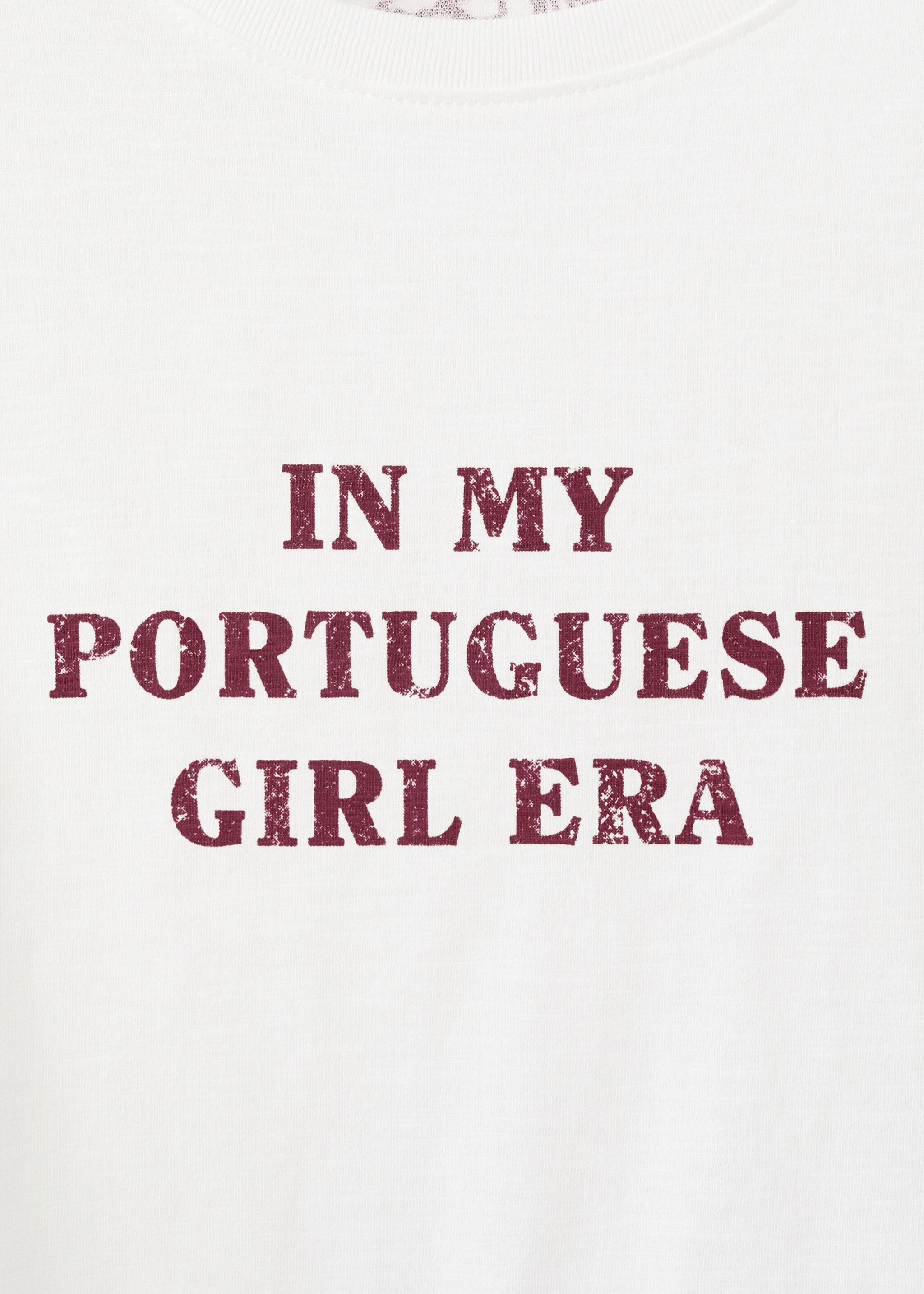 Printed text T-shirt - Details of the article 8, Off White. Ref: 27016744-00.