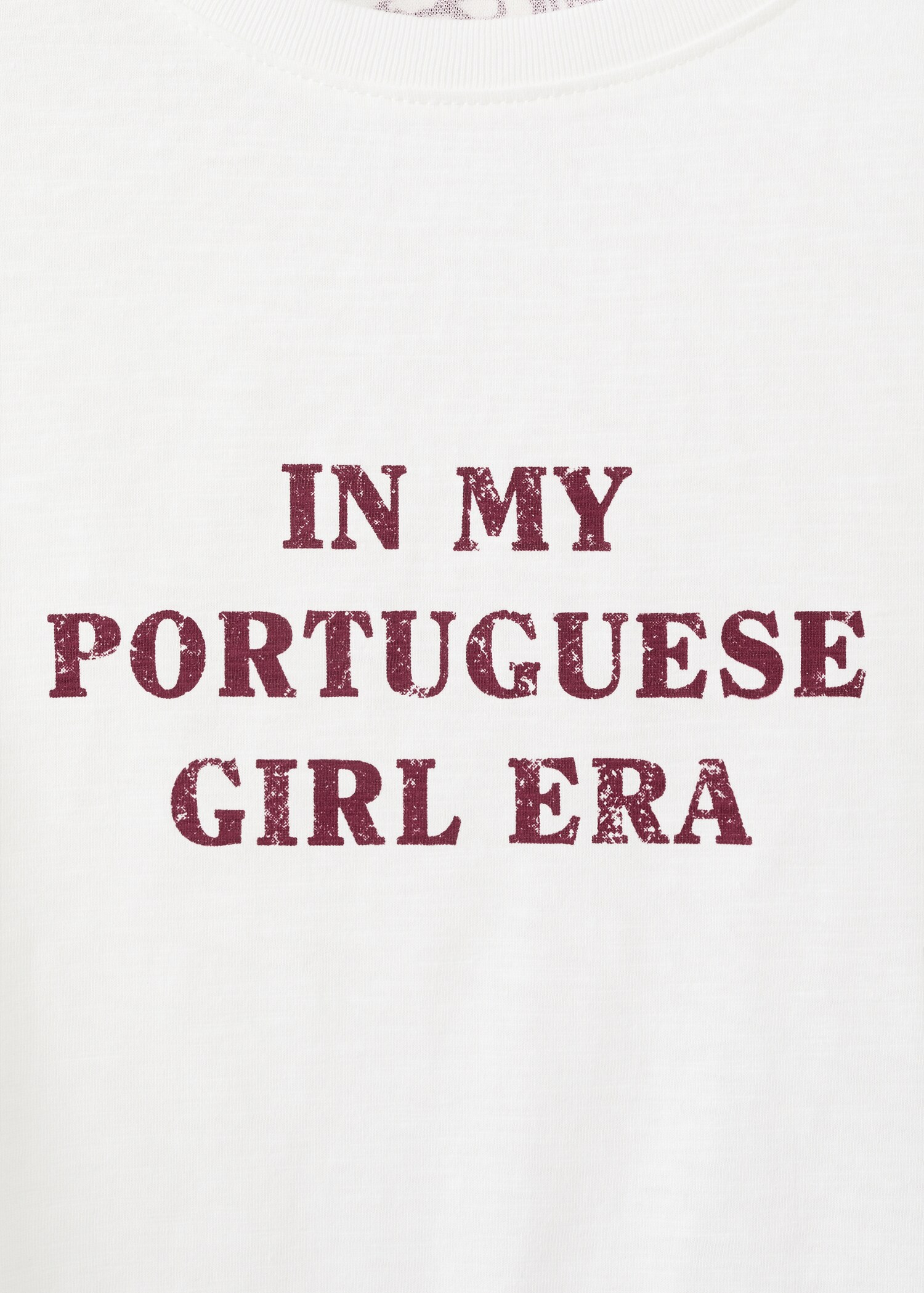 Printed text T-shirt - Details of the article 8