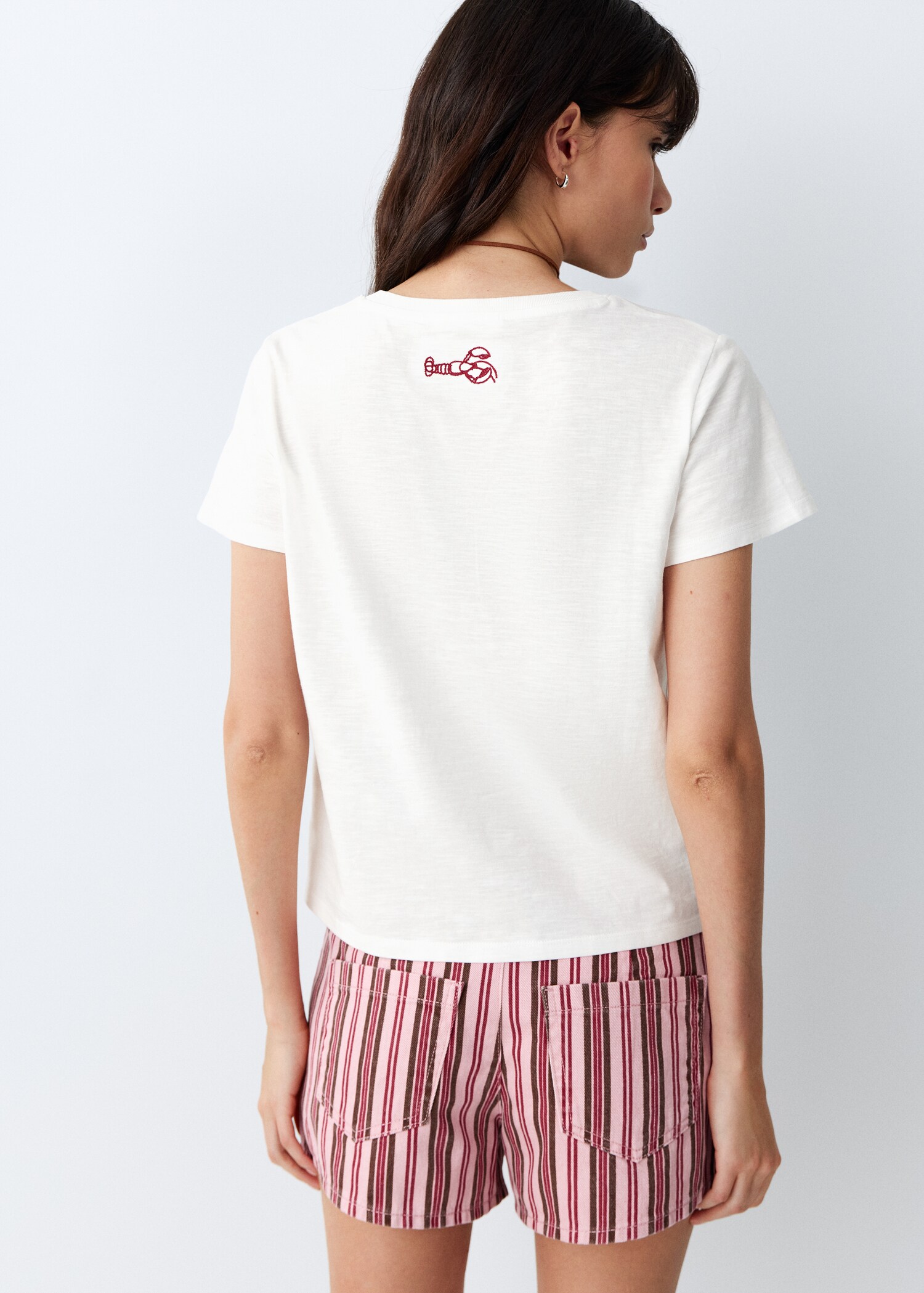 Printed text T-shirt - Reverse of the article