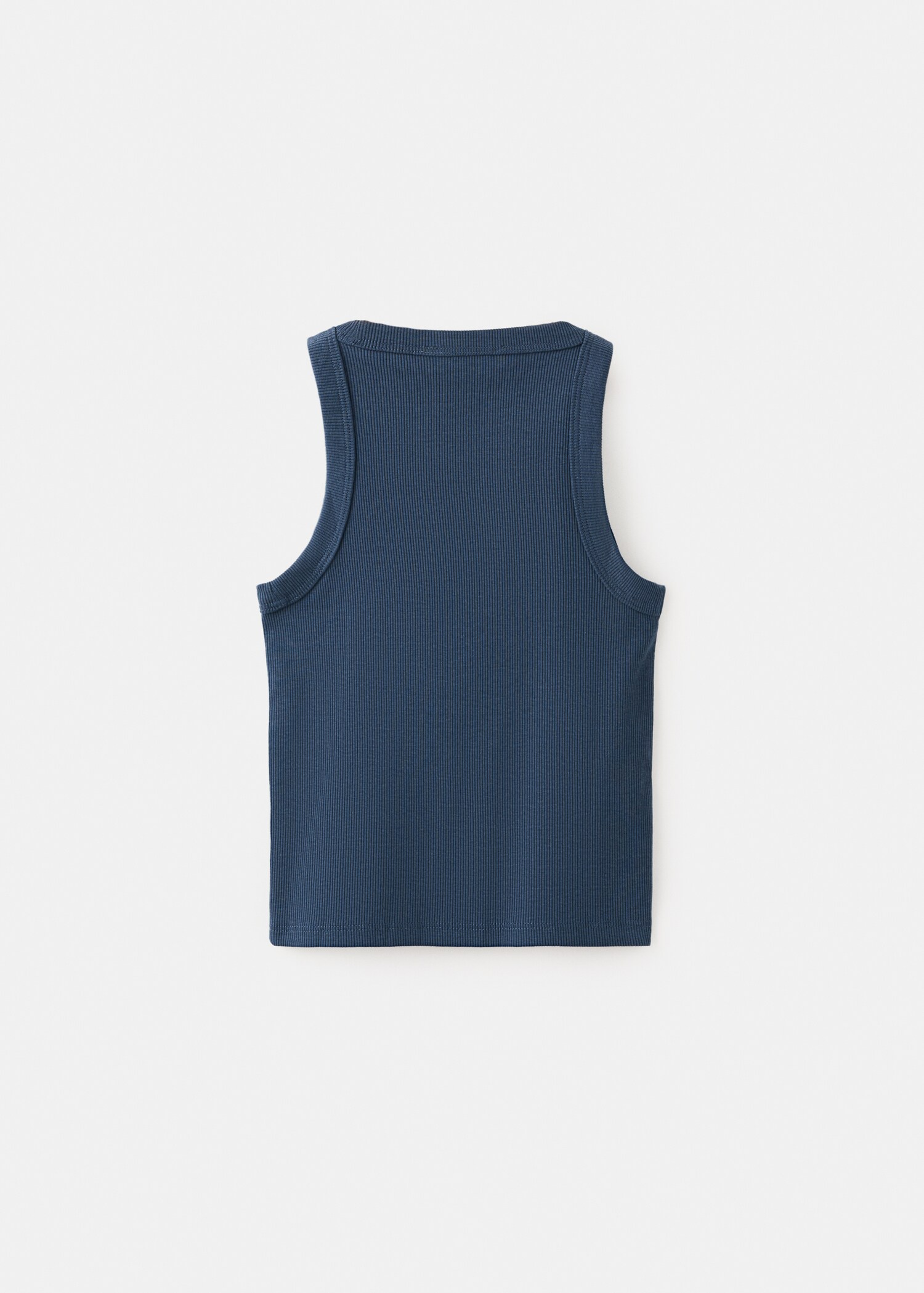 Top canalé algodón - Reverso del artículo