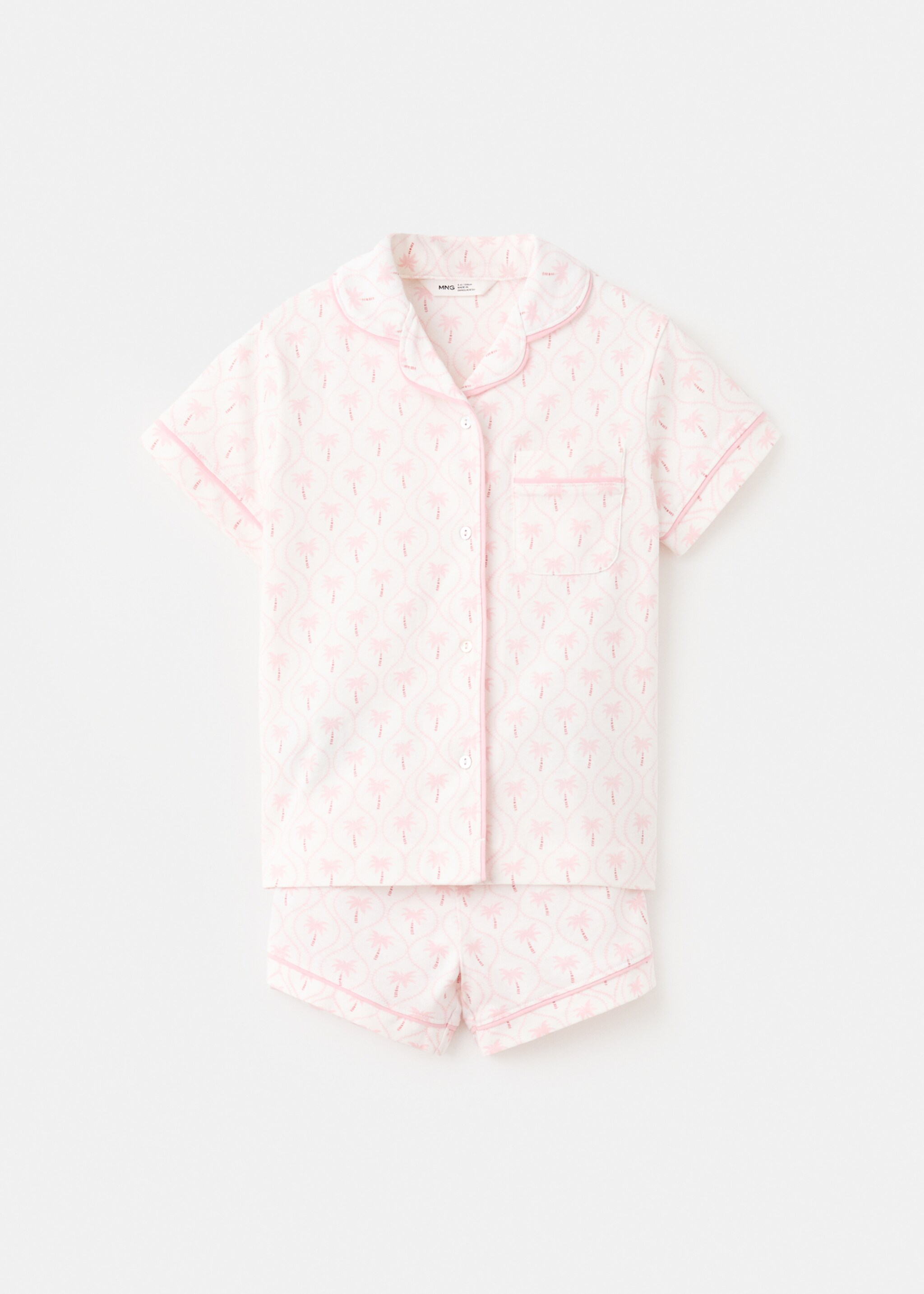 Printed short pyjamas - Article without model, Pink. Ref: 27016753-00.