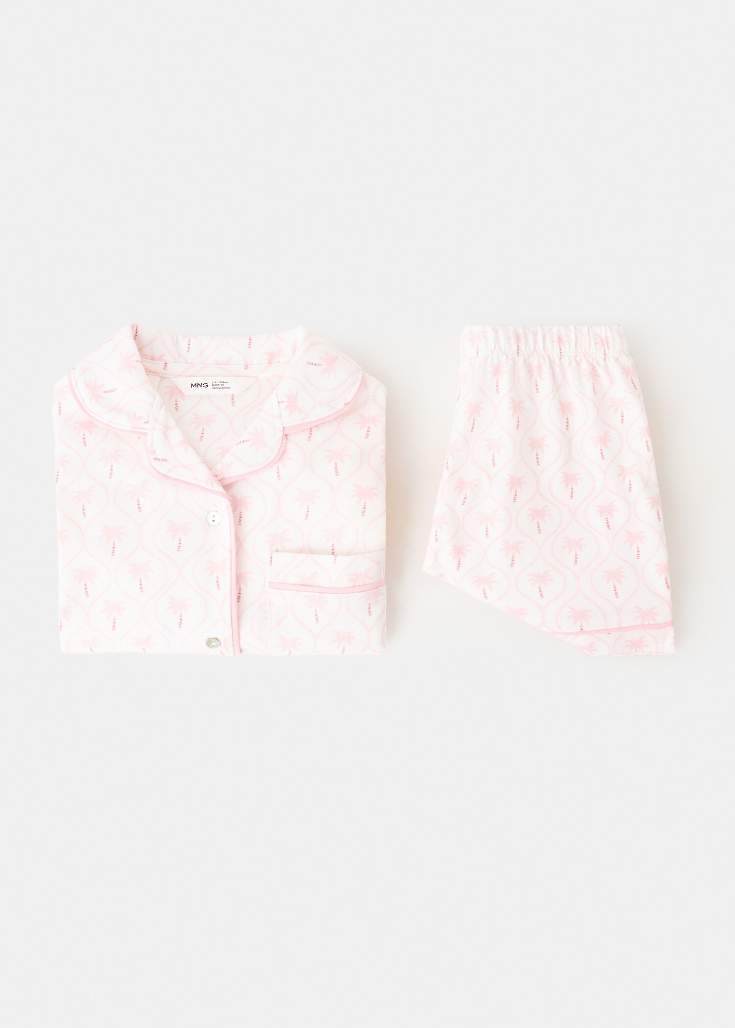 Printed short pyjamas - Details of the article 0