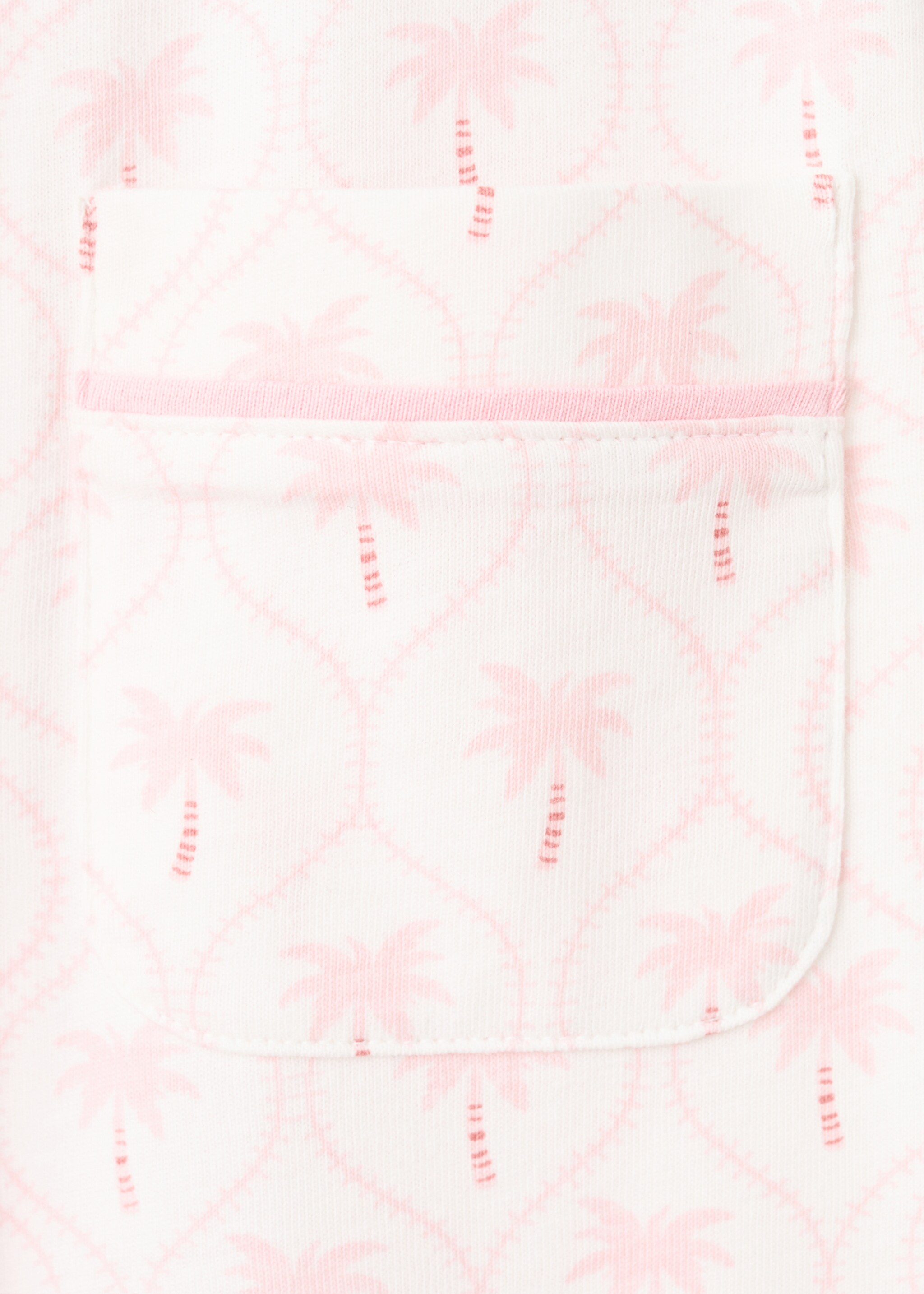 Printed short pyjamas - Details of the article 8, Pink. Ref: 27016753-00.