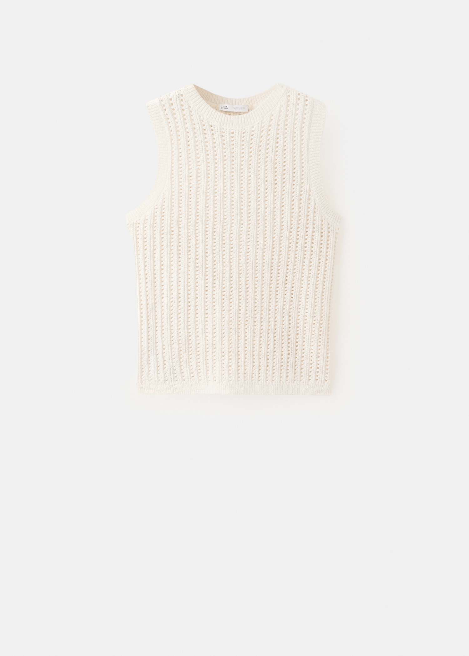 Openwork knit top - Article without model