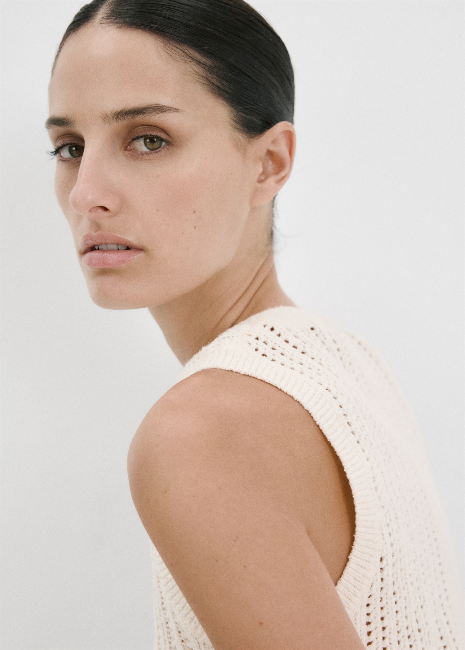 Openwork knit top - Details of the article 1