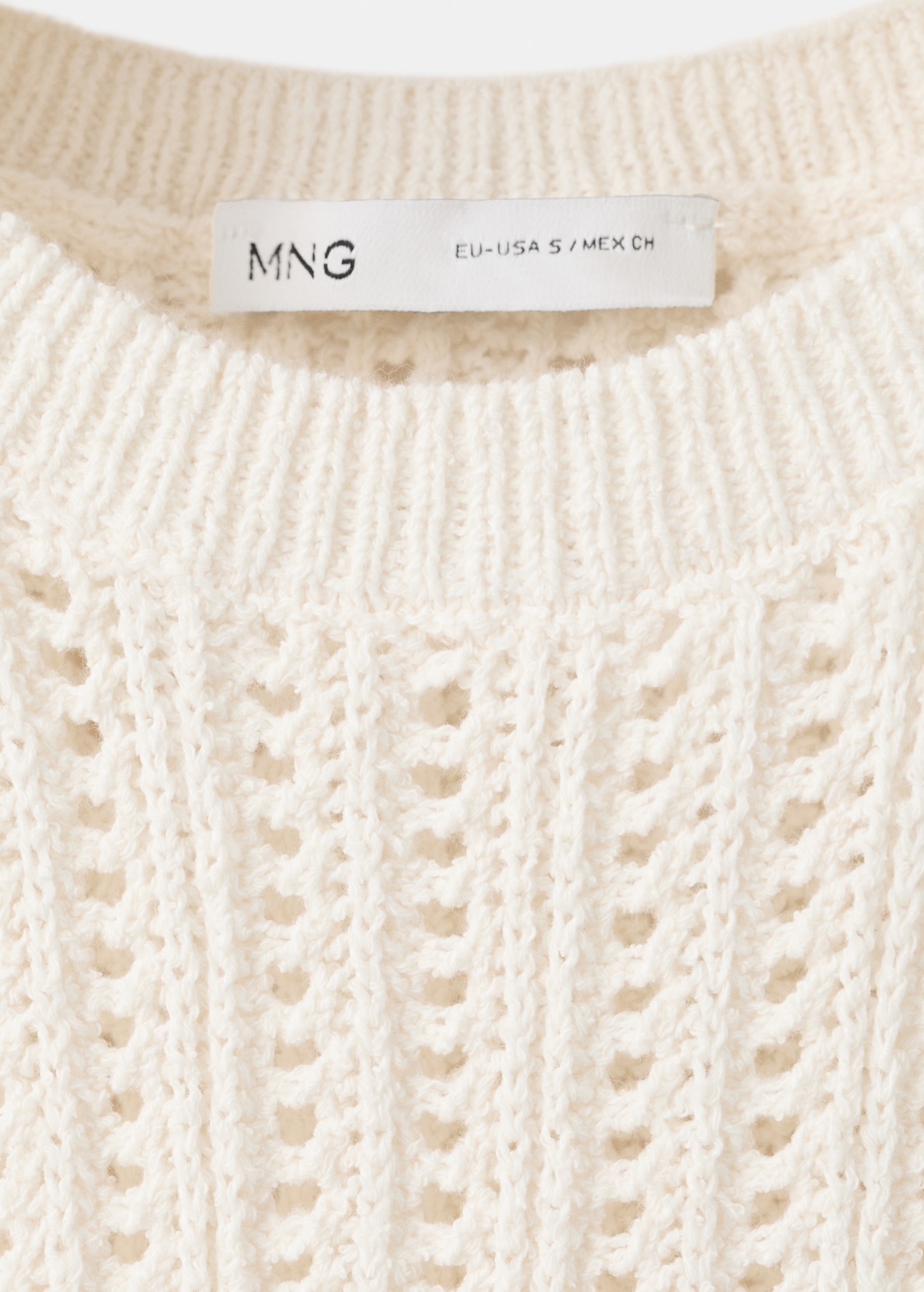 Openwork knit top - Details of the article 8