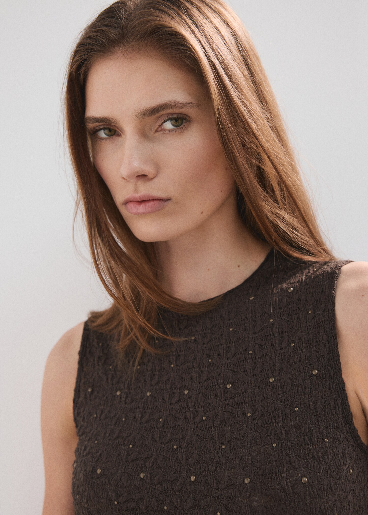 Wide strap glitter top - Details of the article 1