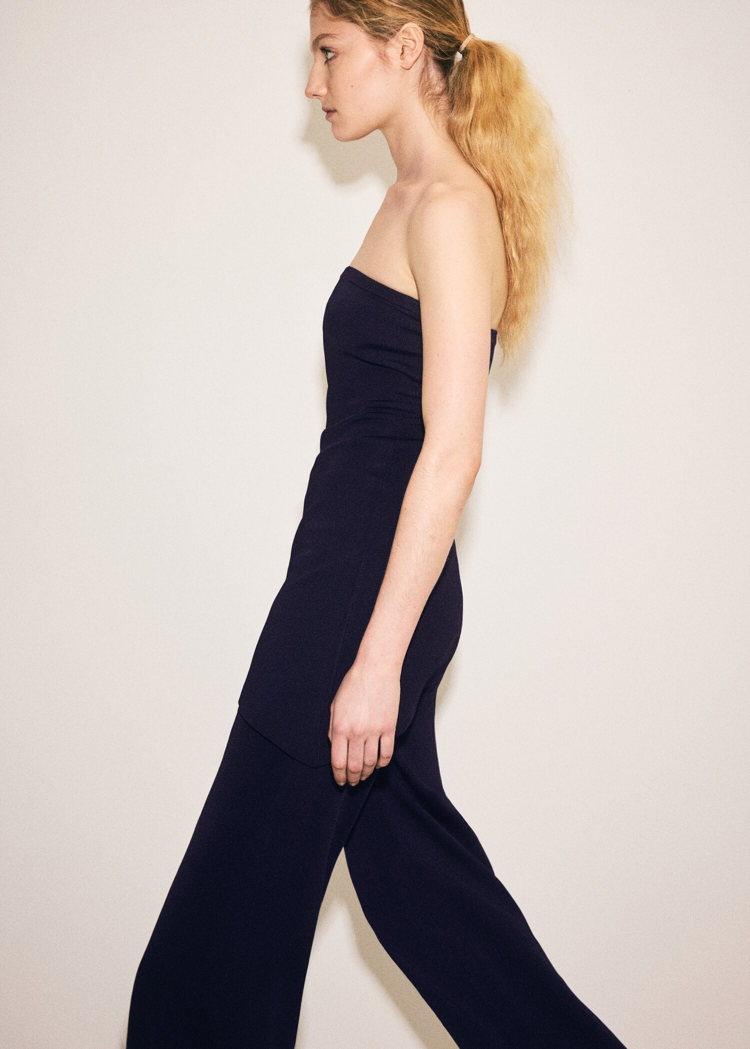 Haut asymétrique maille fine - Plan moyen