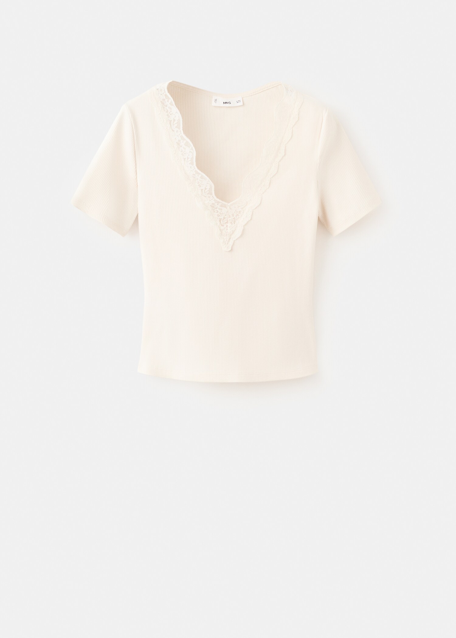 Lace trim top - Article without model
