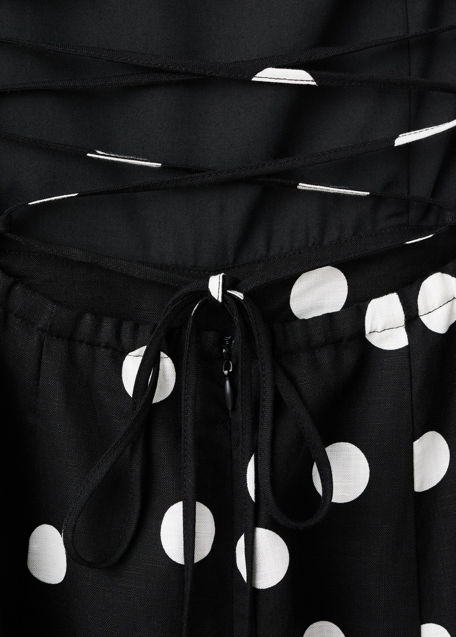 Polka dot lyocell dress - تفاصيل المنتج 8