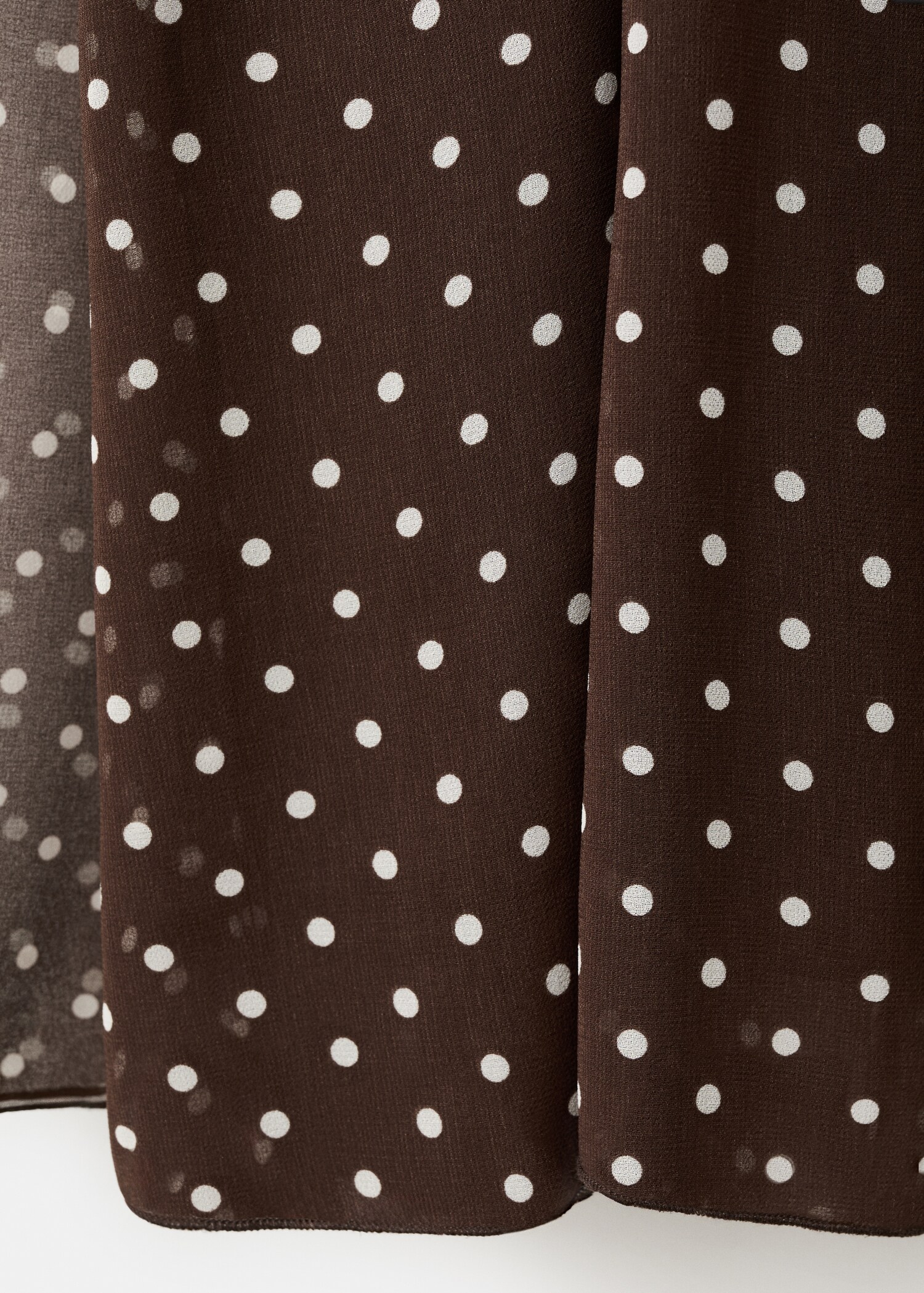 Polka dots long dress - Details of the article 0