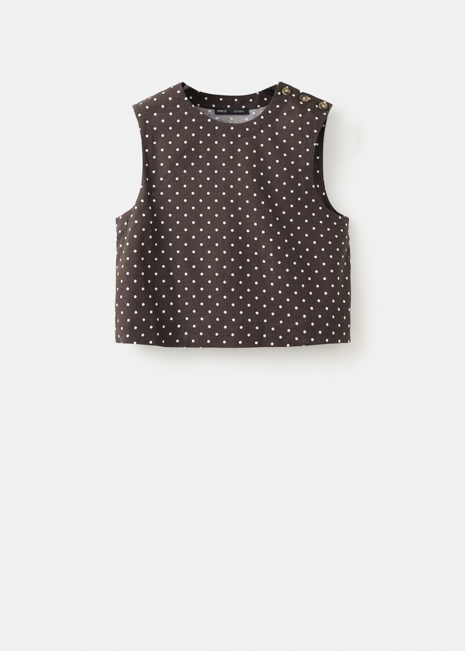 توب كتان بنقاط بولكا - منتج دون نموذج