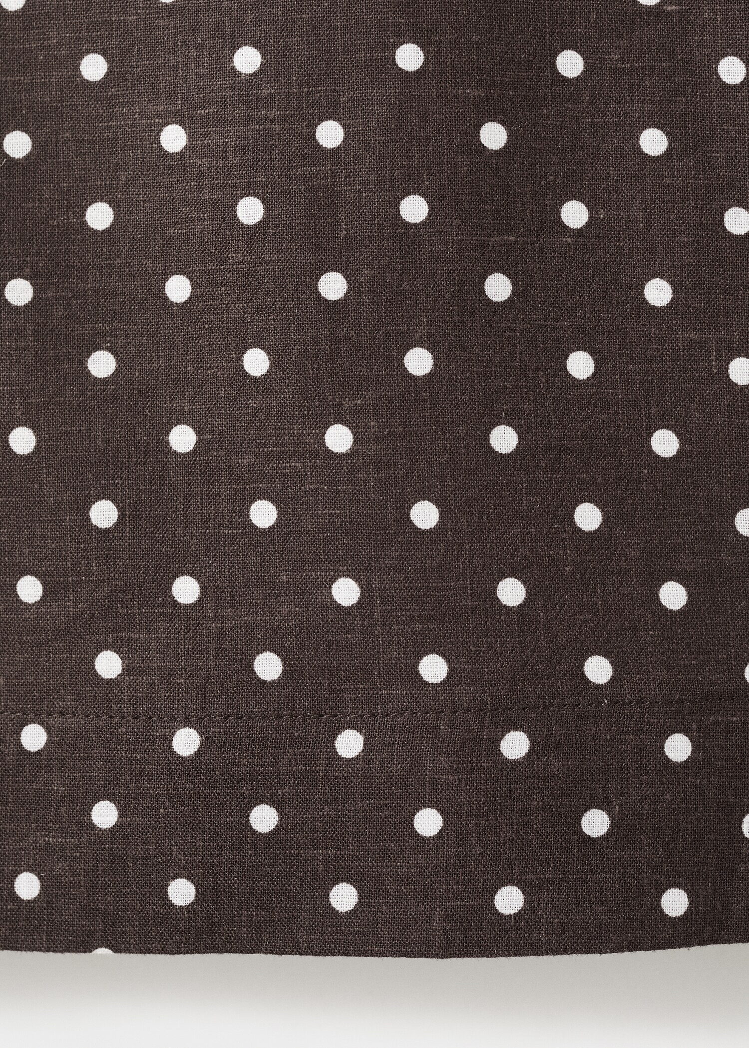 توب كتان بنقاط بولكا - تفاصيل المنتج 0