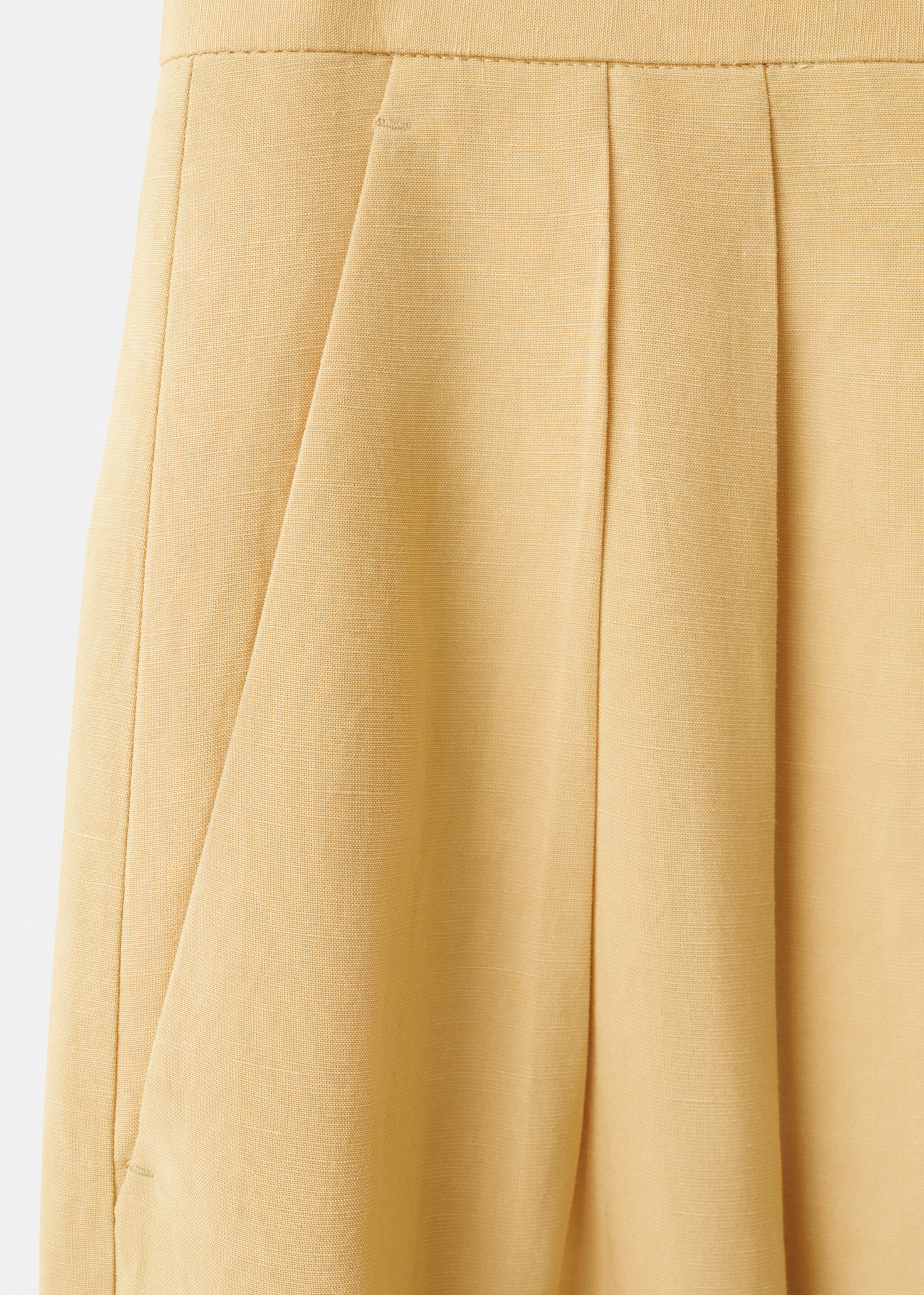 Pantalon droit taille normale - Détail de l'article 0, Moutarde. Ref: 27017159-00.