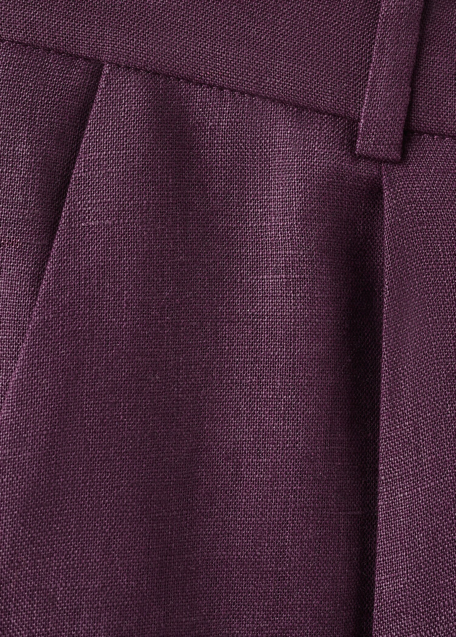 Pantalón traje recto lino - Detalle del artículo 0