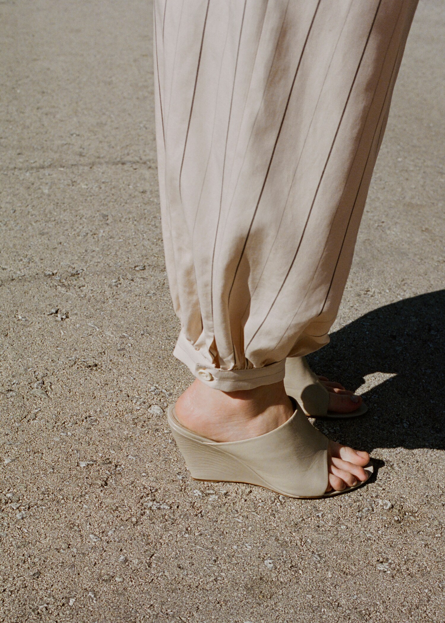 Pantalon lyocell balloon rayures - Détail de l'article 1