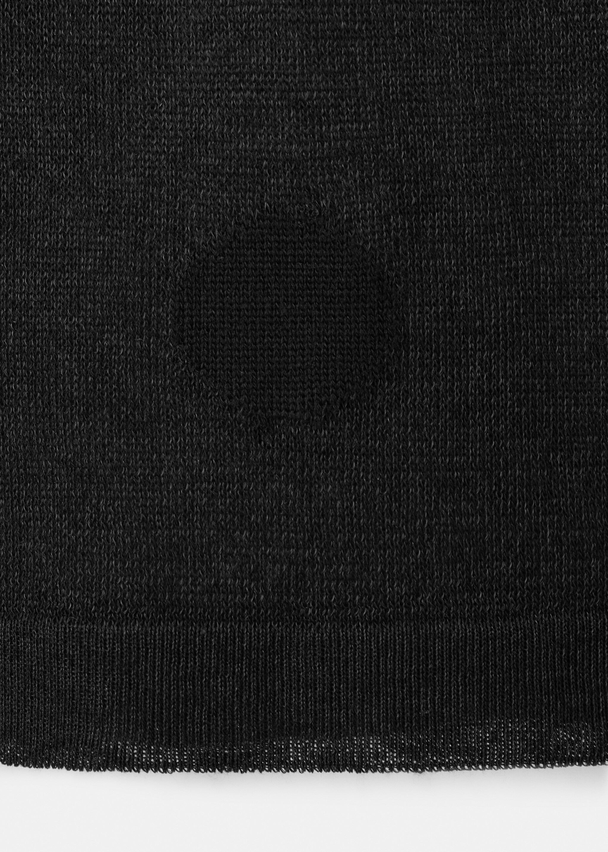 Polka-dot knitted sweater - Details of the article 0, Black. Ref: 27017168-00.