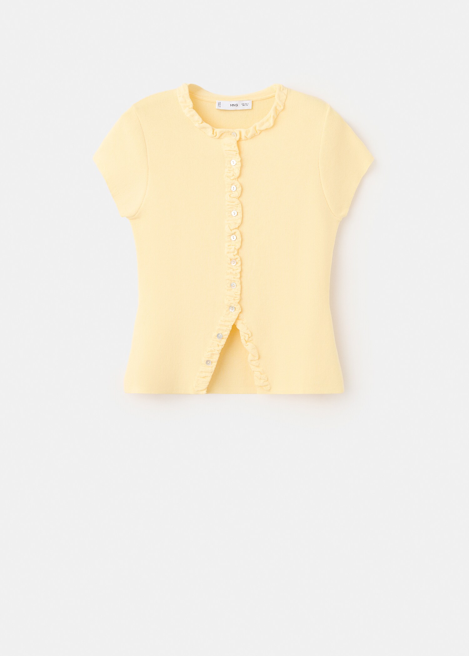 Fine knit sweater with buttons - Article without model