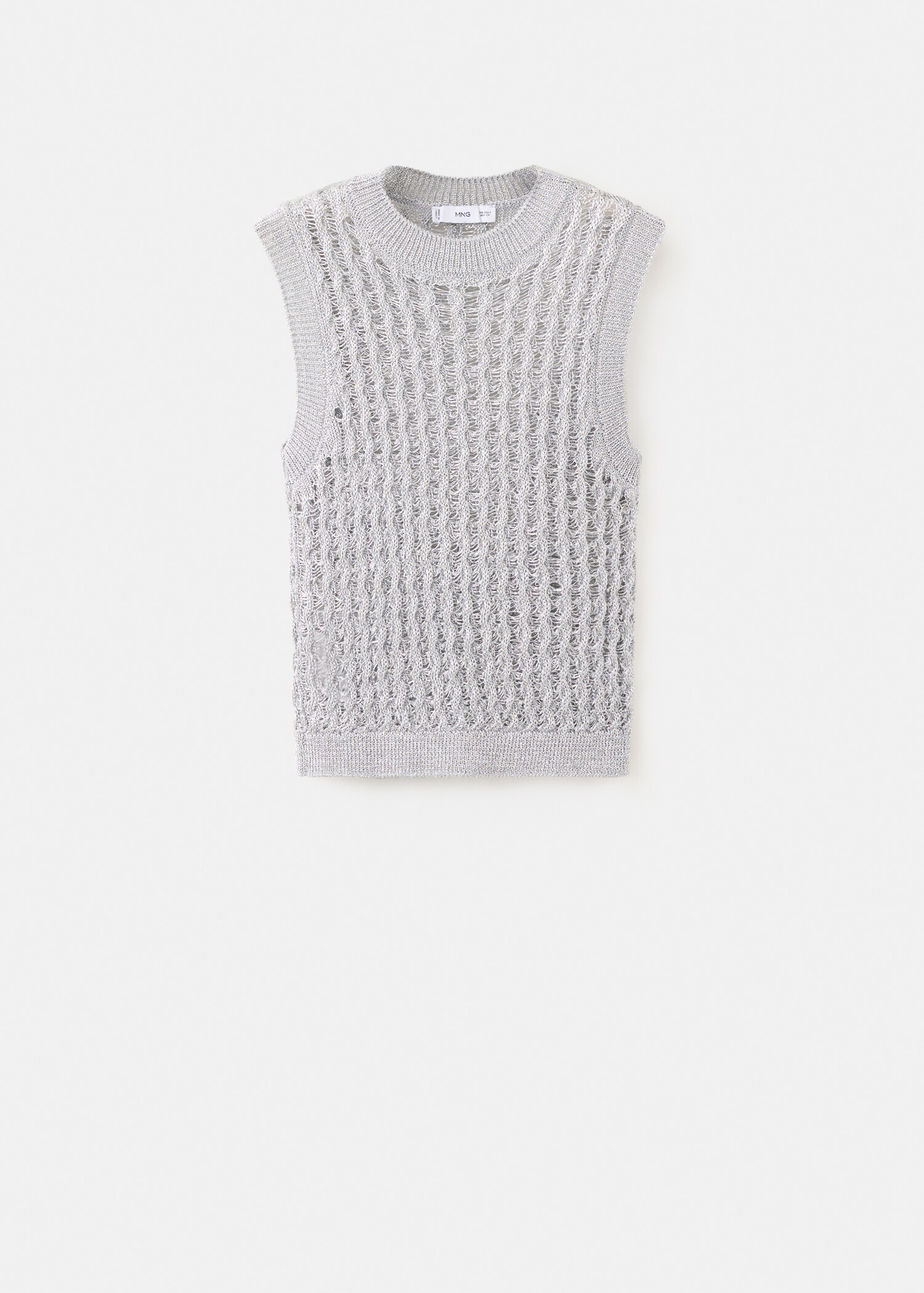 Openwork knit top - Article without model