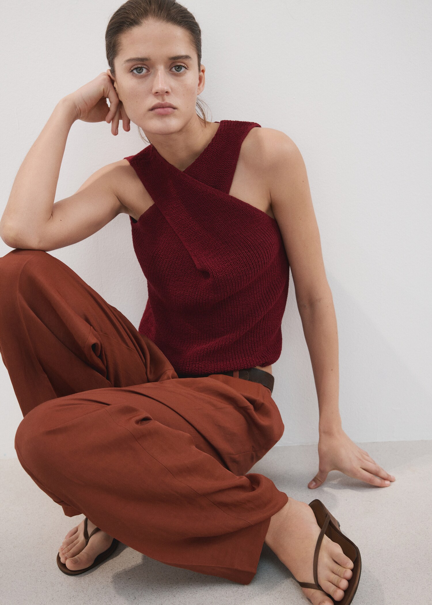 توب محبوك متقاطع - تفاصيل المنتج 6