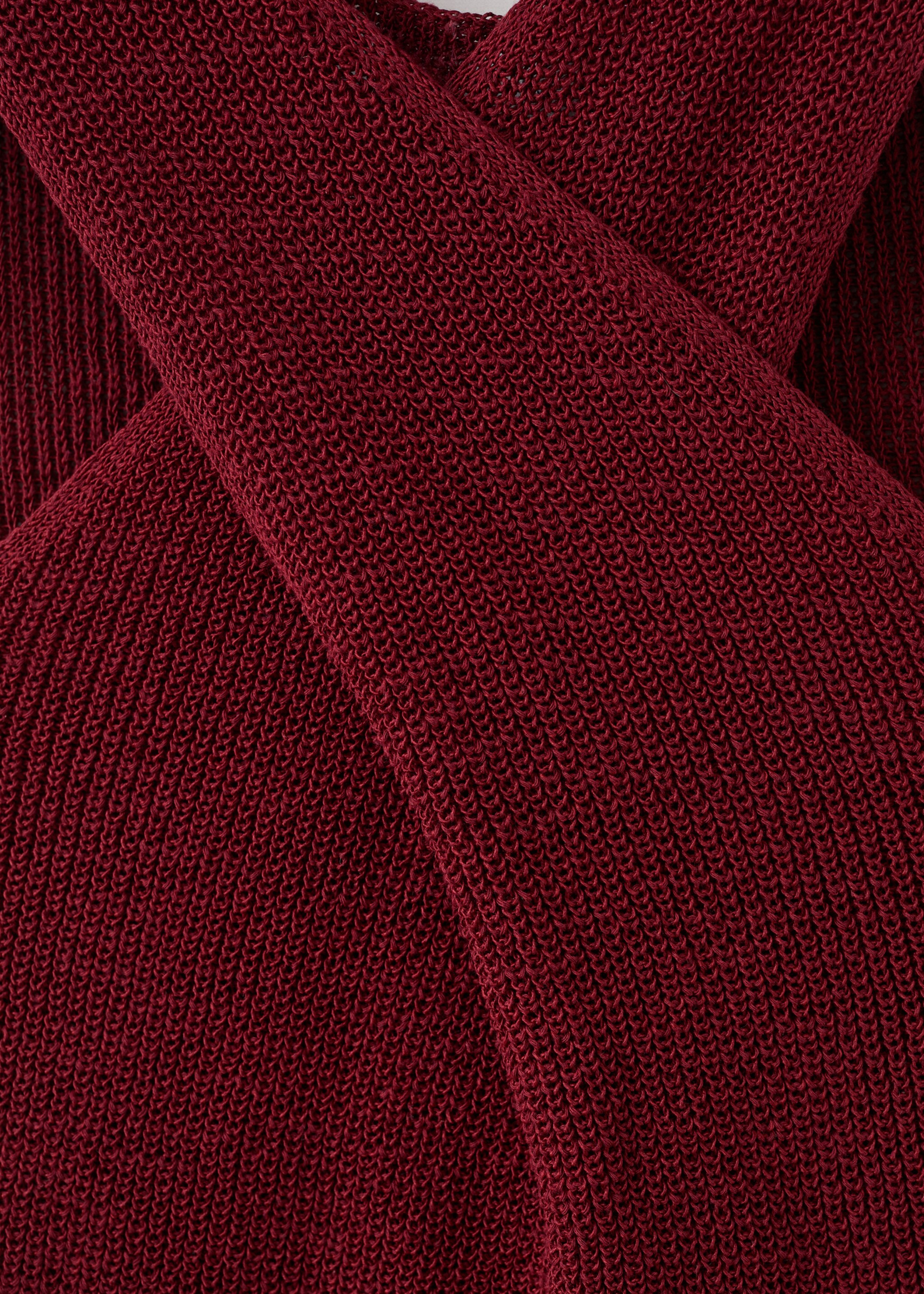 توب محبوك متقاطع - تفاصيل المنتج 8, كستنائي. Ref: 27017172-00.