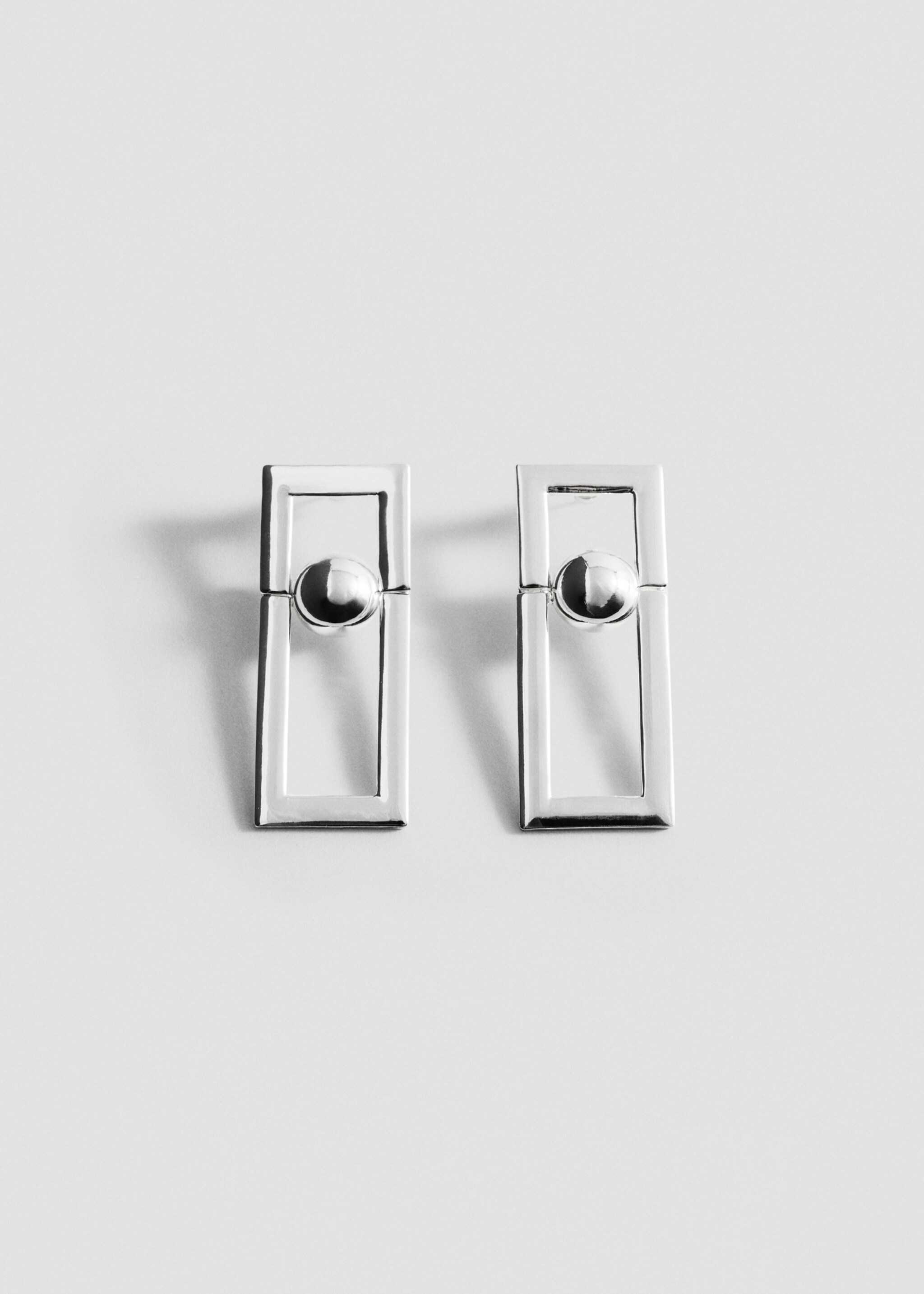 Metal pendants earrings - Article without model, Silver. Ref: 27017796-00.