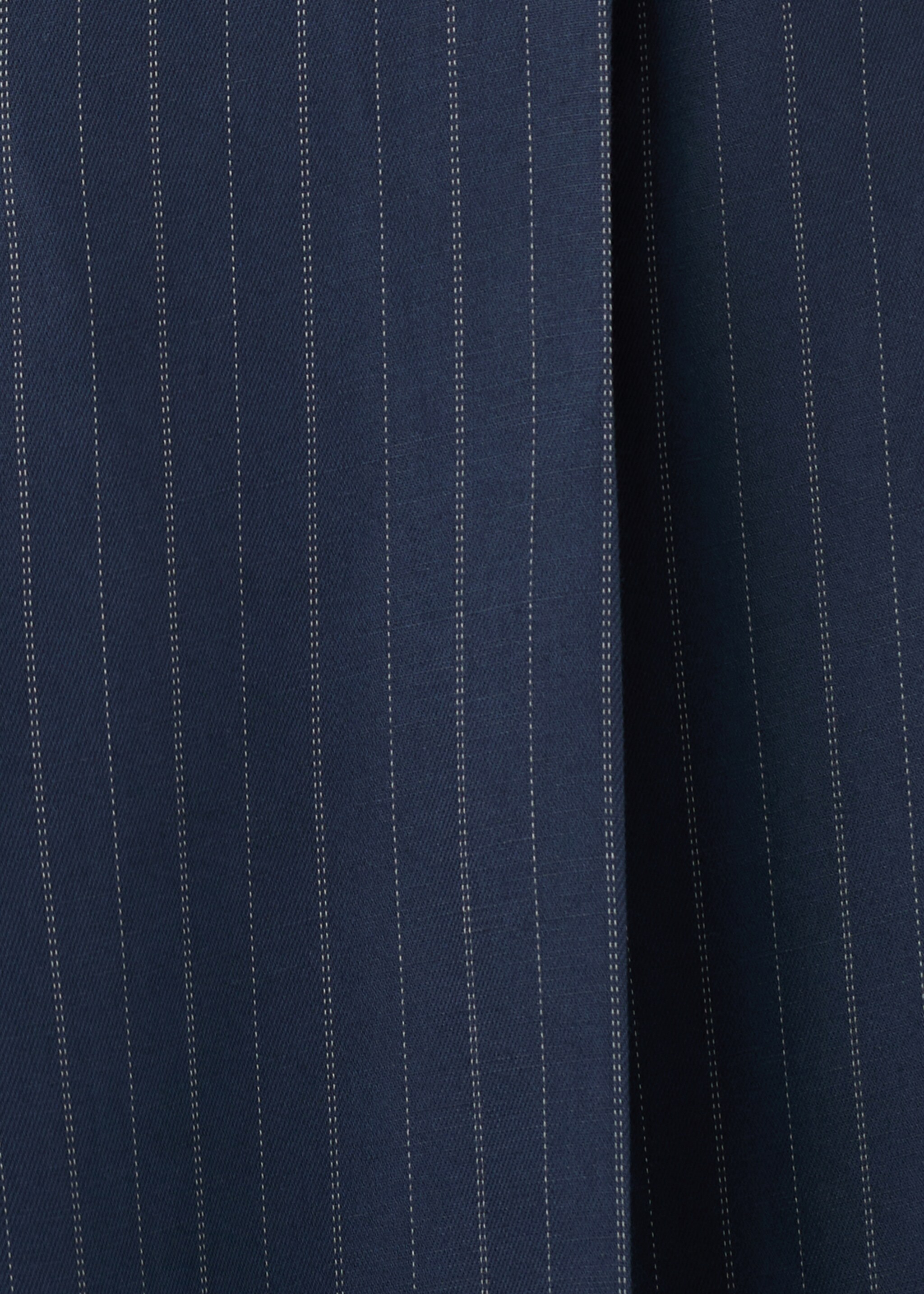Pinstripe suit trousers - Details of the article 8, Navy. Ref: 27017802-00.
