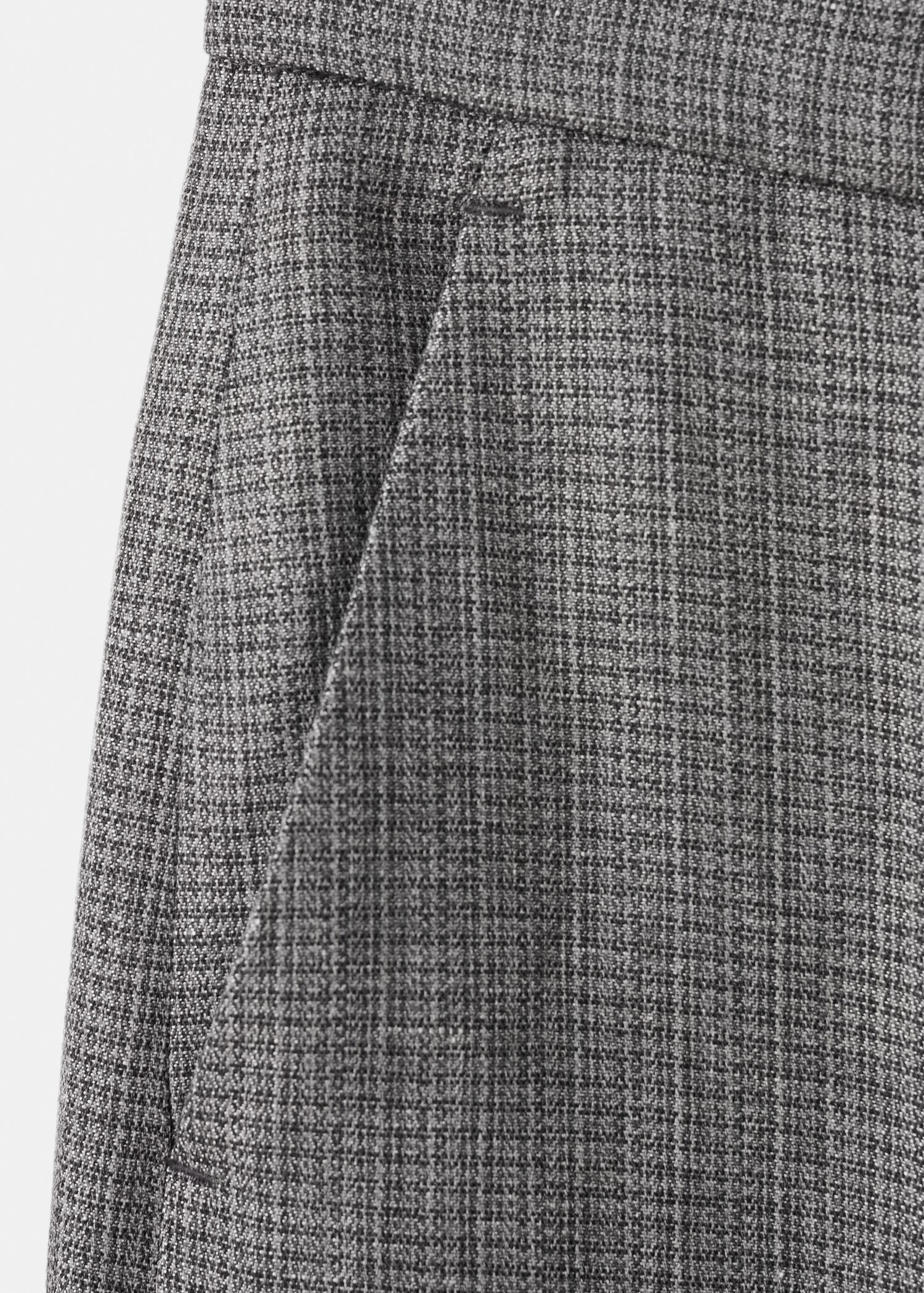 Flecked suit trousers - Details of the article 0