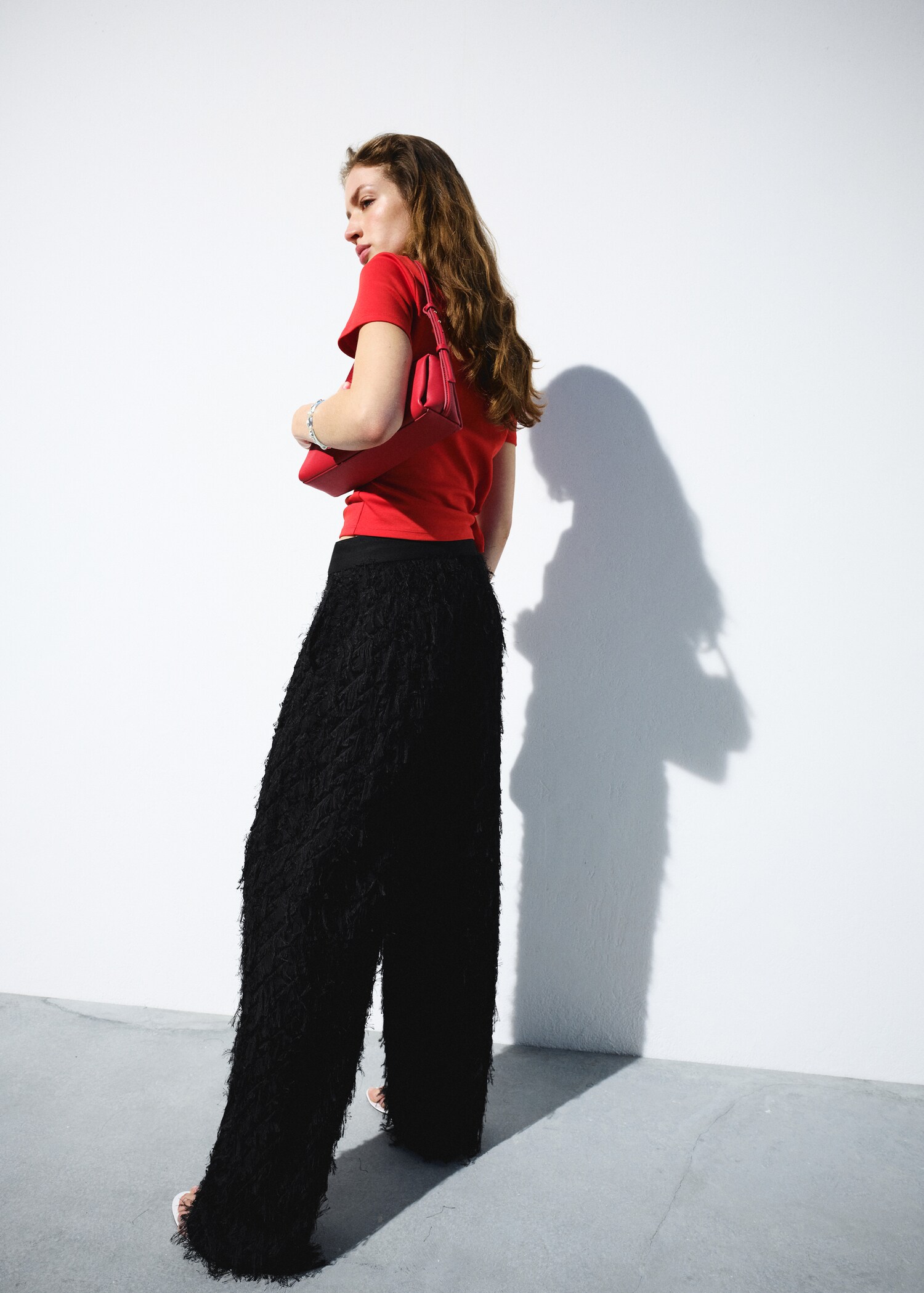 Pantalón recto hilos - Reverso del artículo