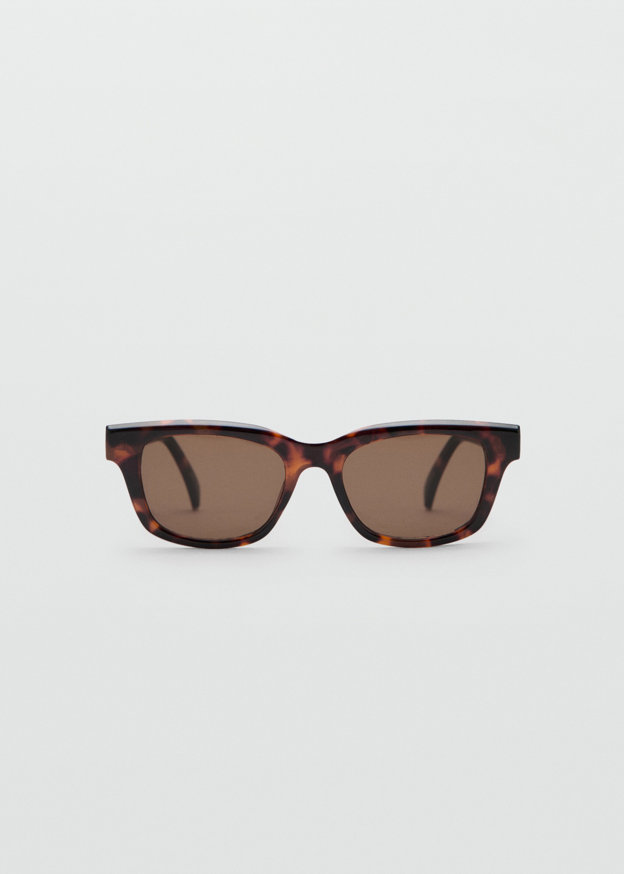 Солнцезащитные очки в пластиковой оправе - Изделие без модели, Шоколадный. Ref: 27017893-00.