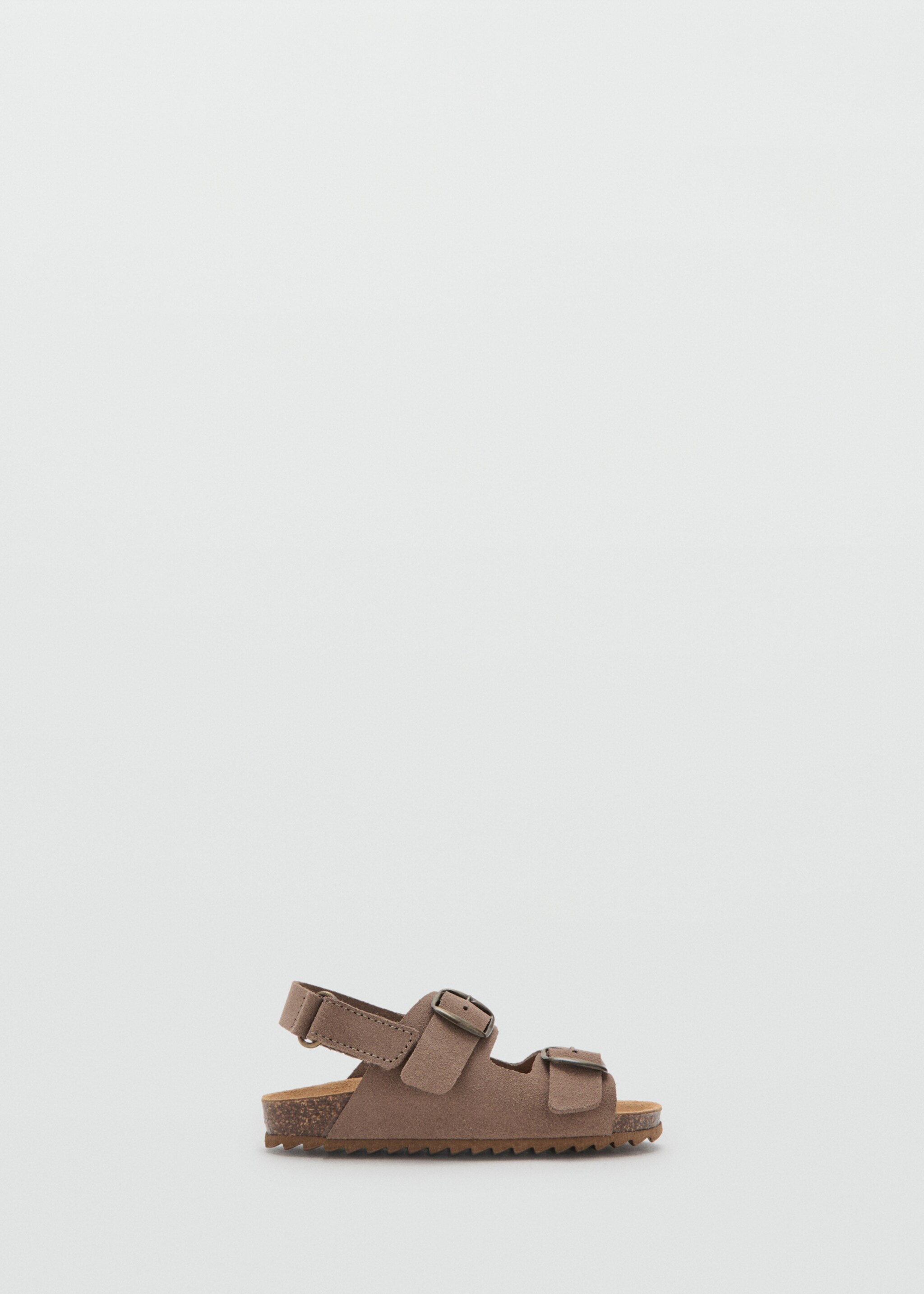 Buckles leather sandal - Article without model, Medium Brown. Ref: 27017896-00.