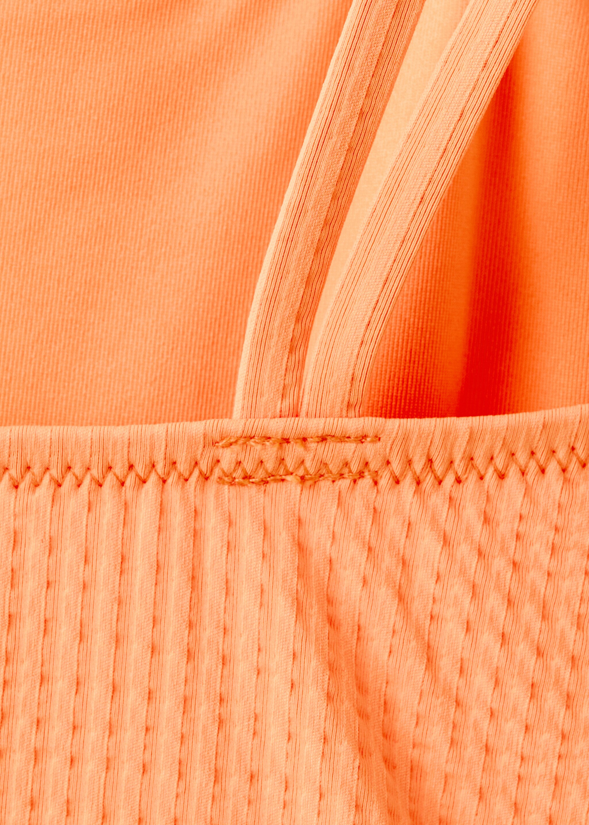 Flower-ring swimsuit - Details of the article 0, Neon Orange. Ref: 27017901-00.