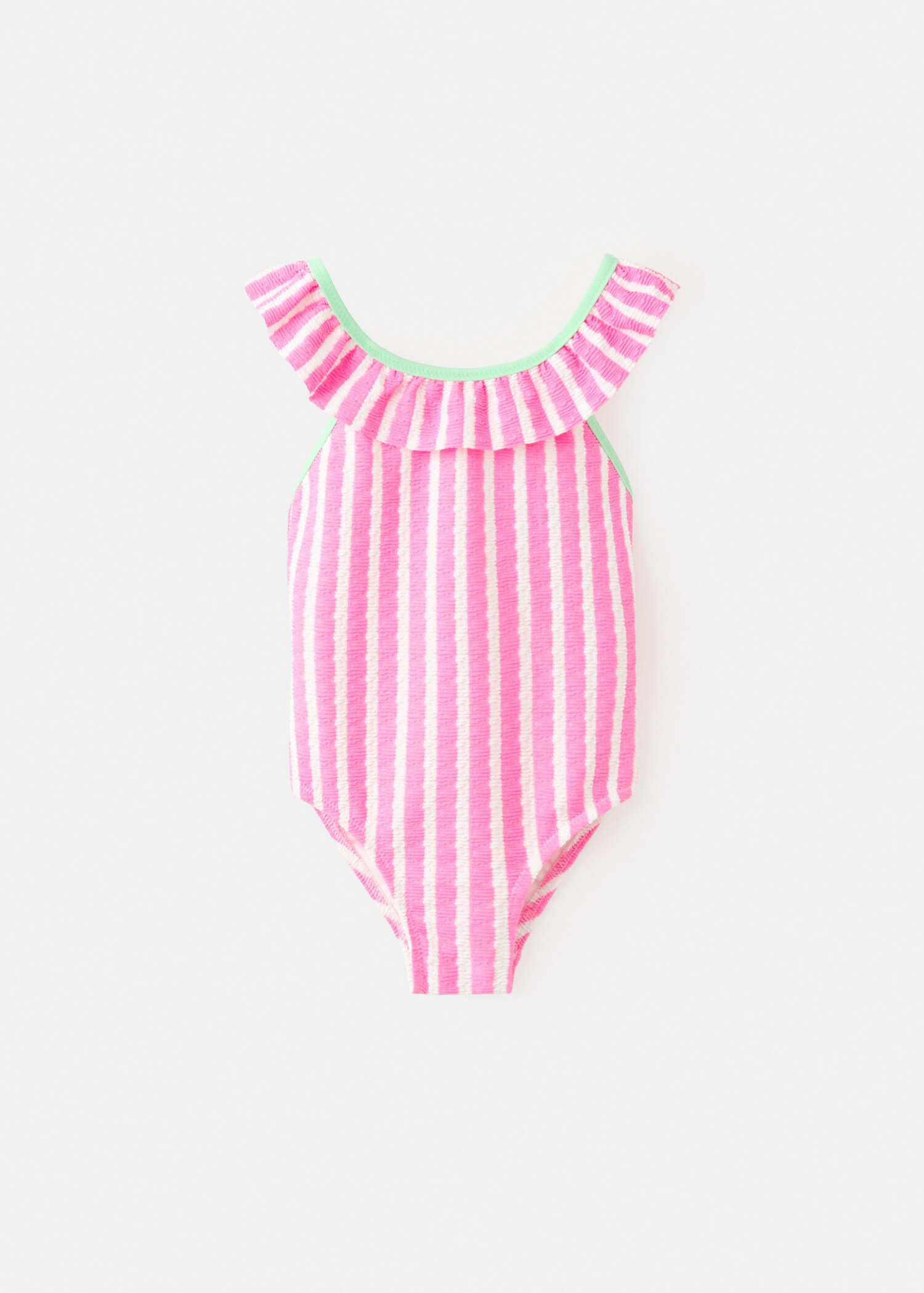 Ruffle striped swimsuit - Article without model