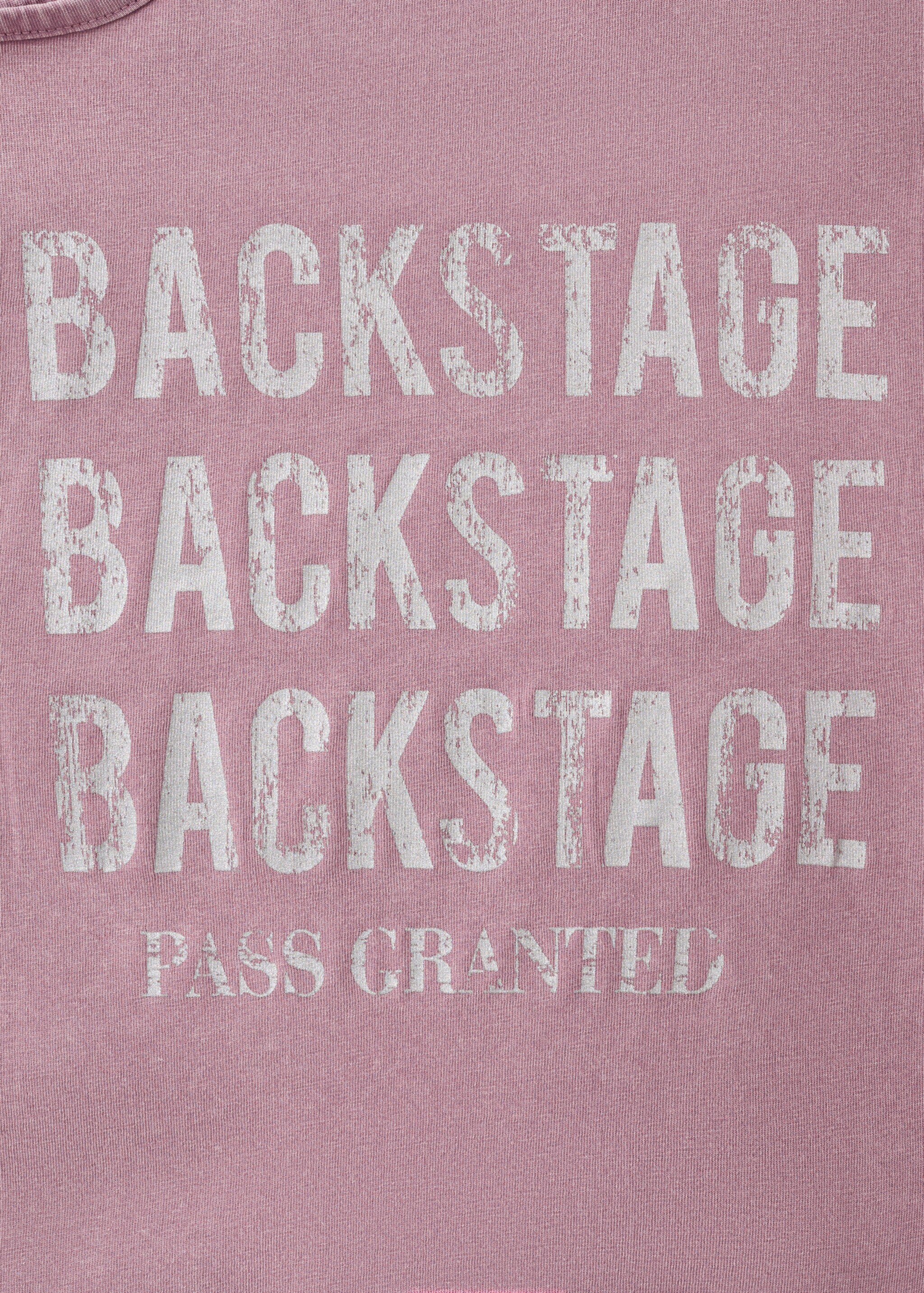 Off-the-shoulder T-shirt - Details of the article 0, Pink. Ref: 27017908-00.