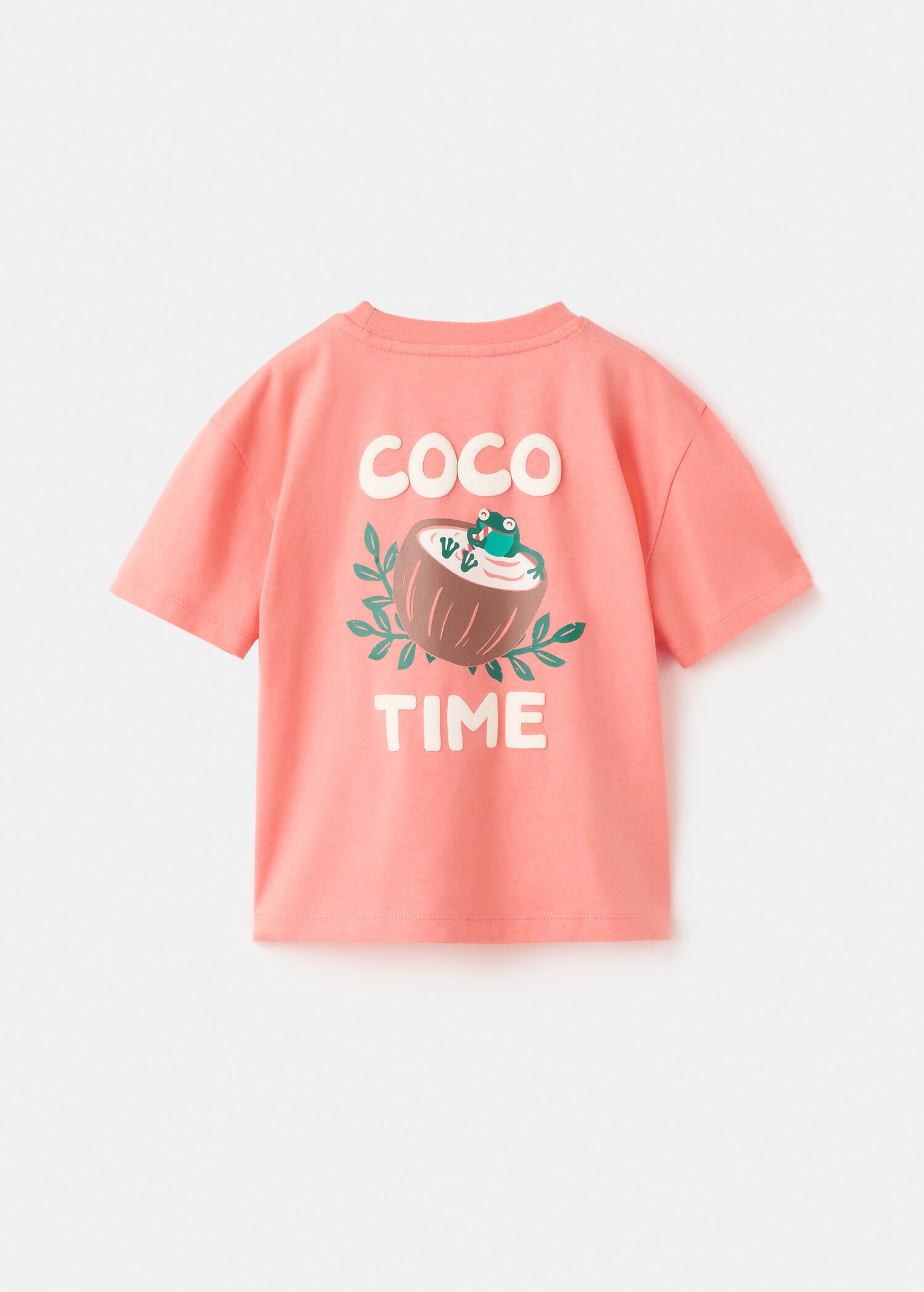 Printed cotton-blend t-shirt - Reverse of the article