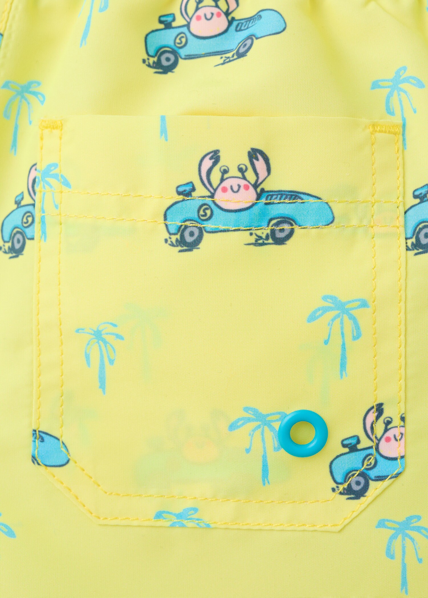 Crab-print swimsuit - Details of the article 0