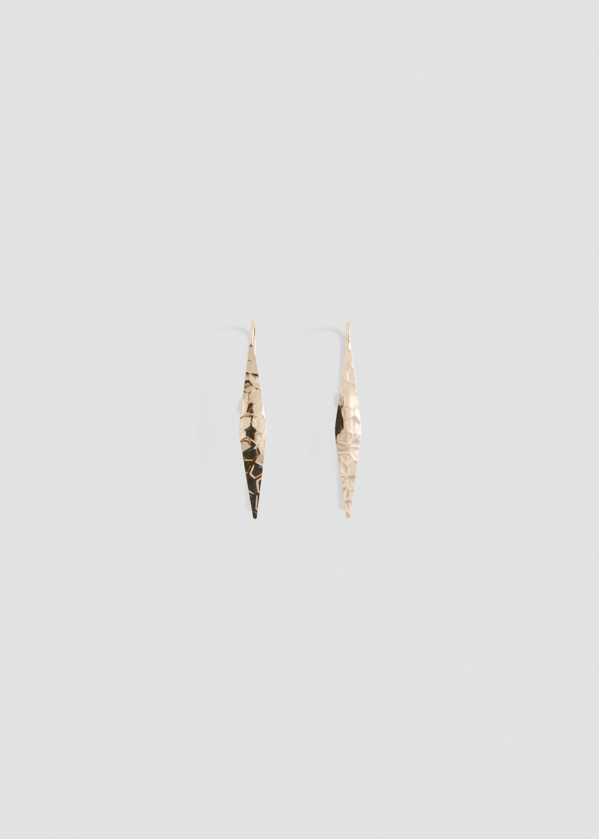 Rhombus earrings - Article without model, Gold. Ref: 27017933-00.
