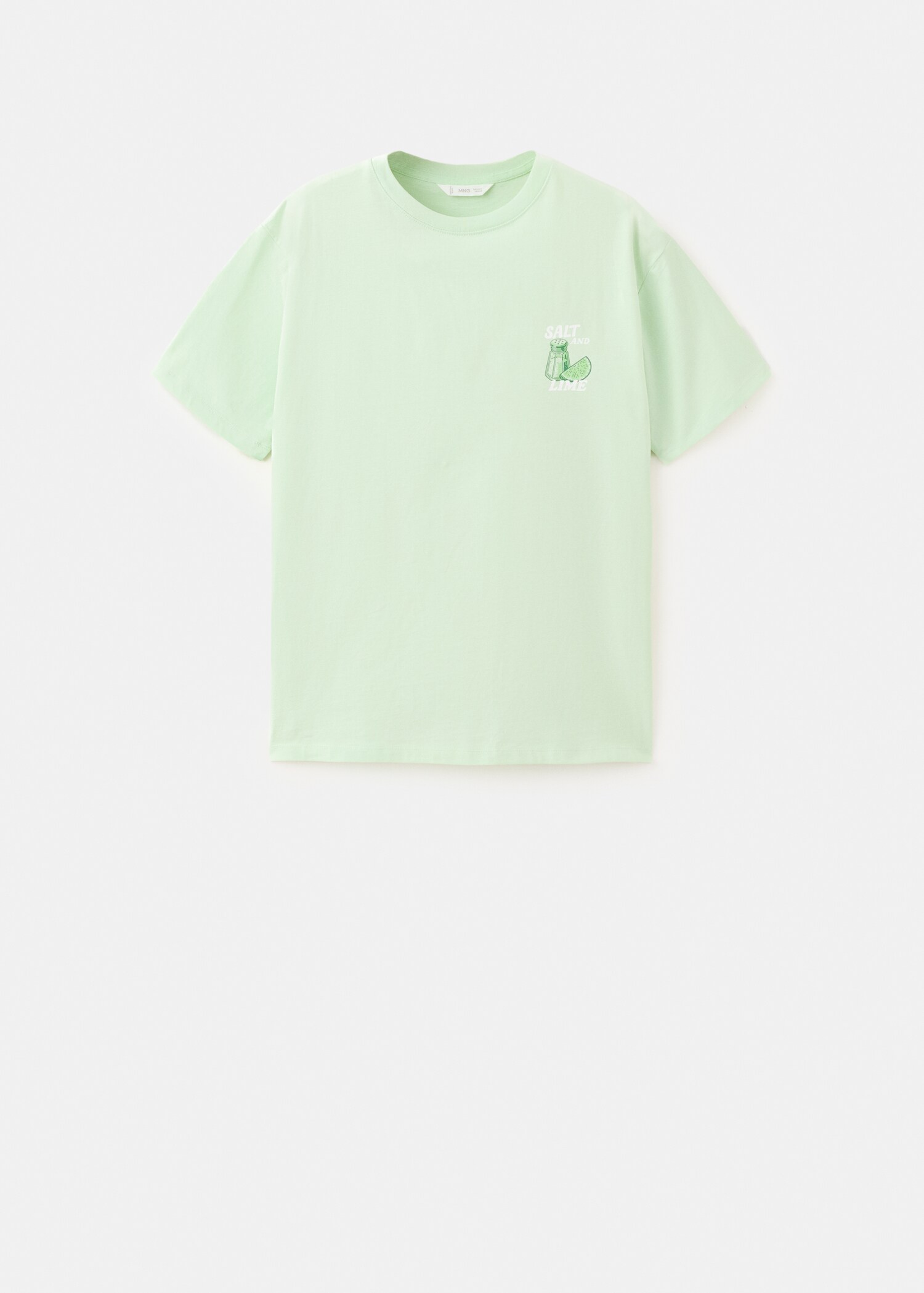 Printed cotton-blend t-shirt - Article without model