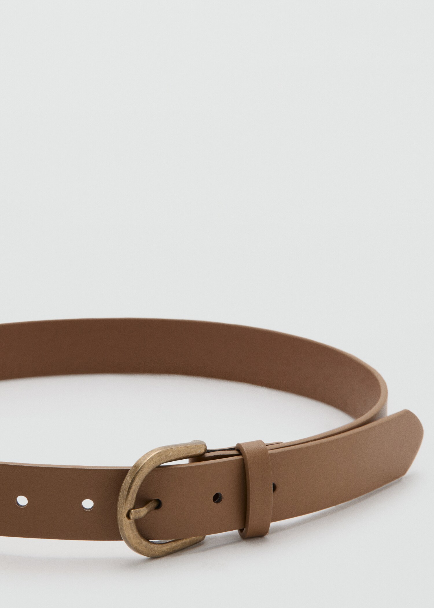 Buckled studded belt - Medium plane