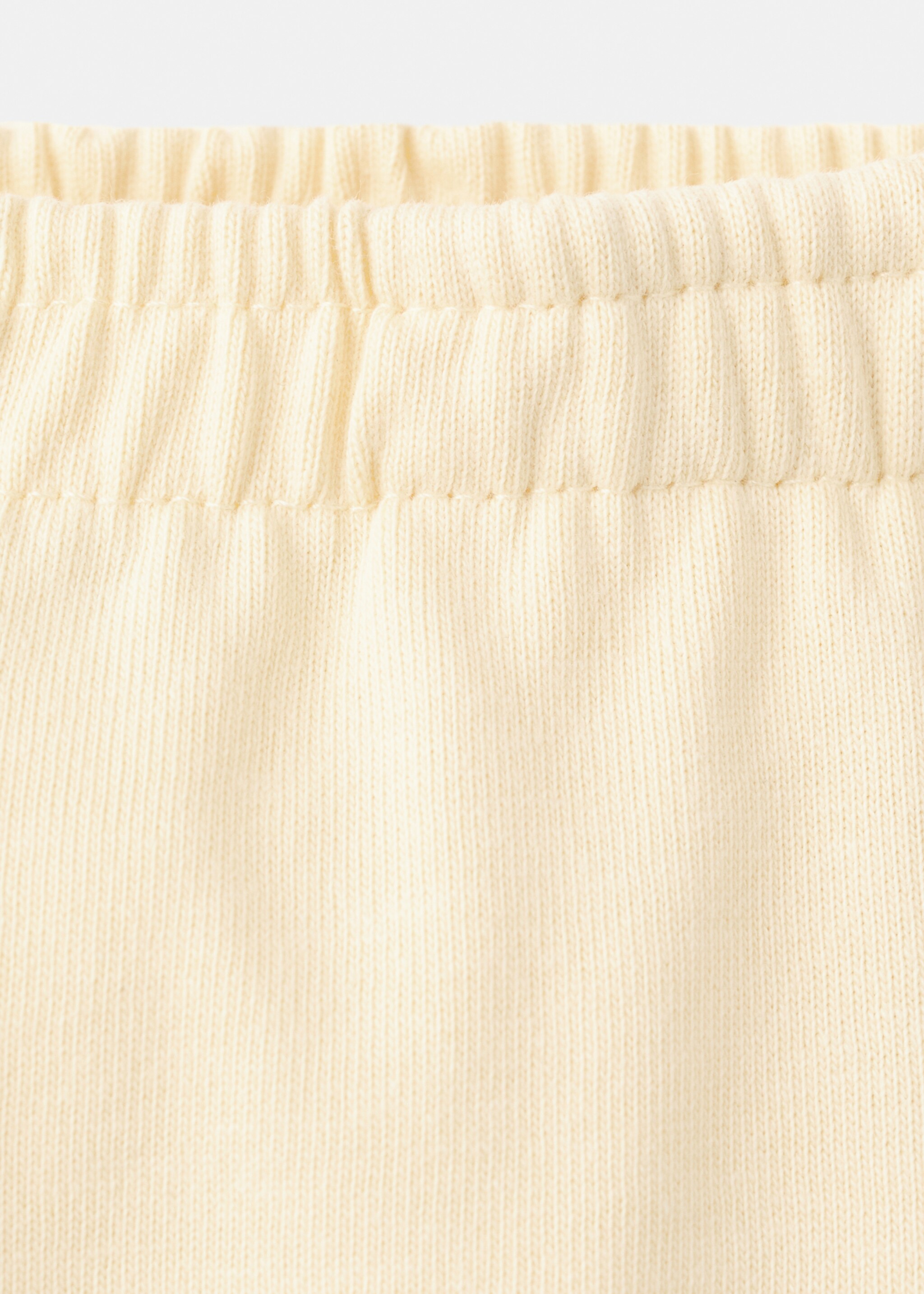 Cotton shorts - Details of the article 0, Yellow. Ref: 27018264-00.