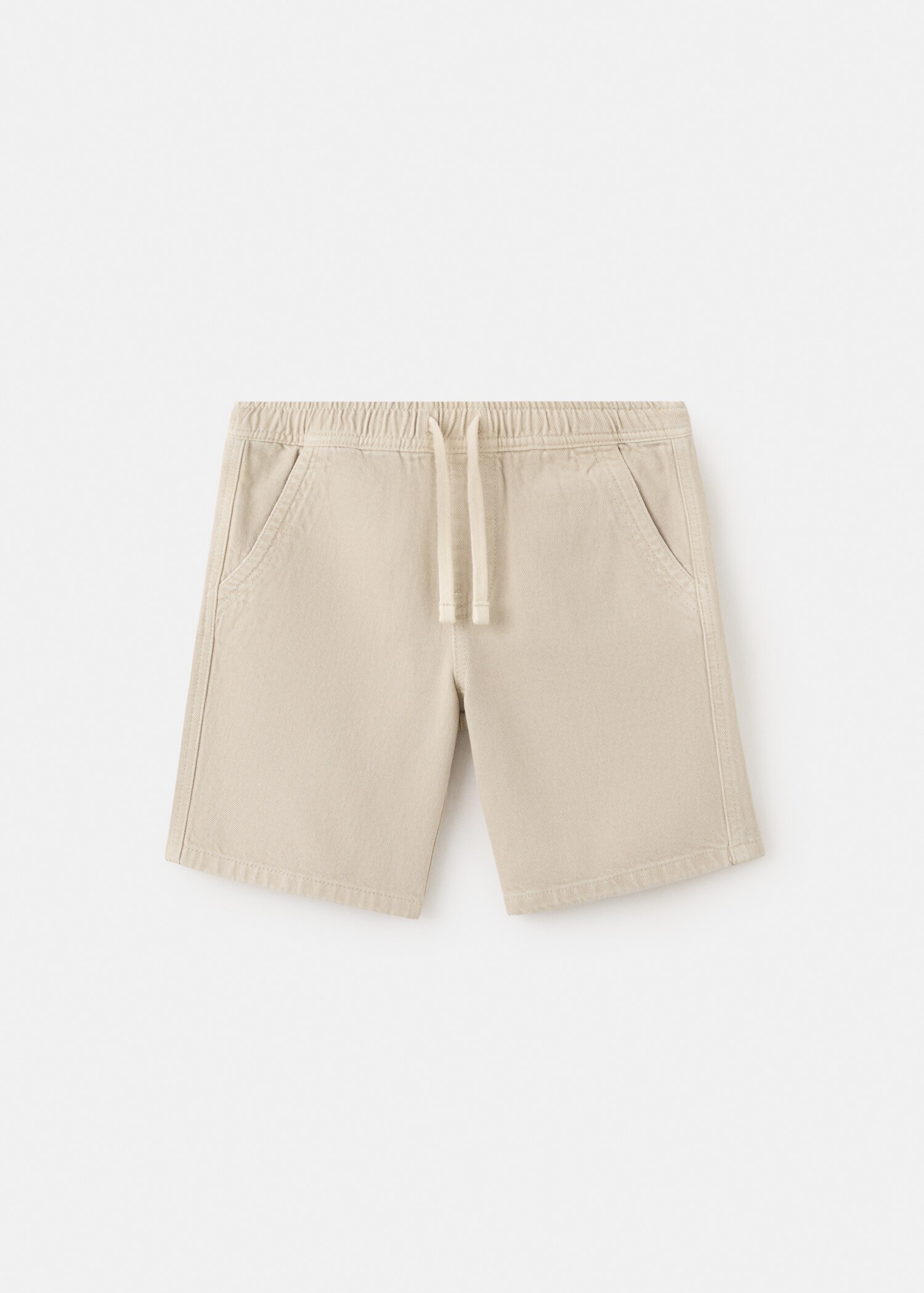 Gerade Baumwoll-Bermudashorts - Artikel ohne Model