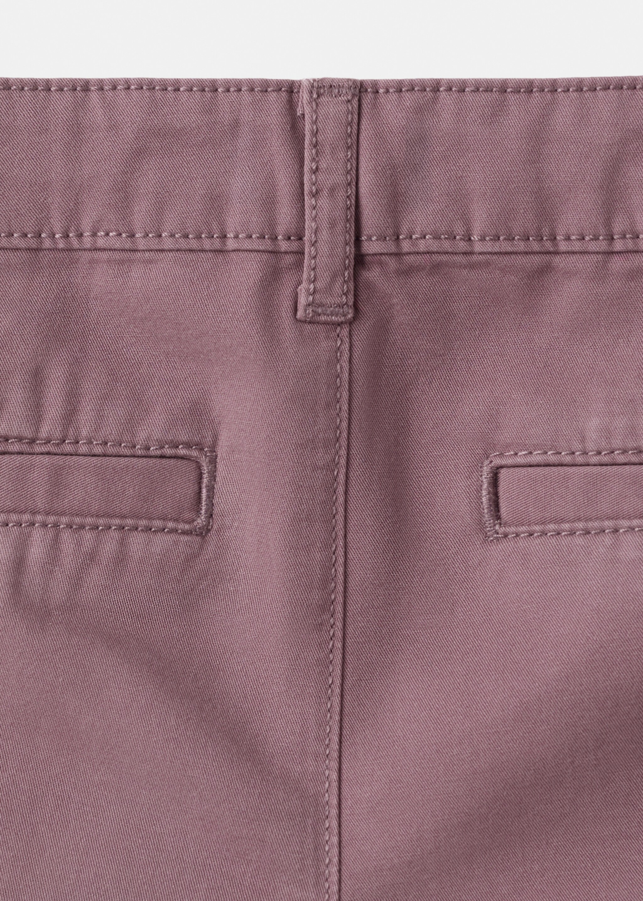 Cargo pockets Bermuda shorts - Details of the article 0, Purple. Ref: 27018270-00.